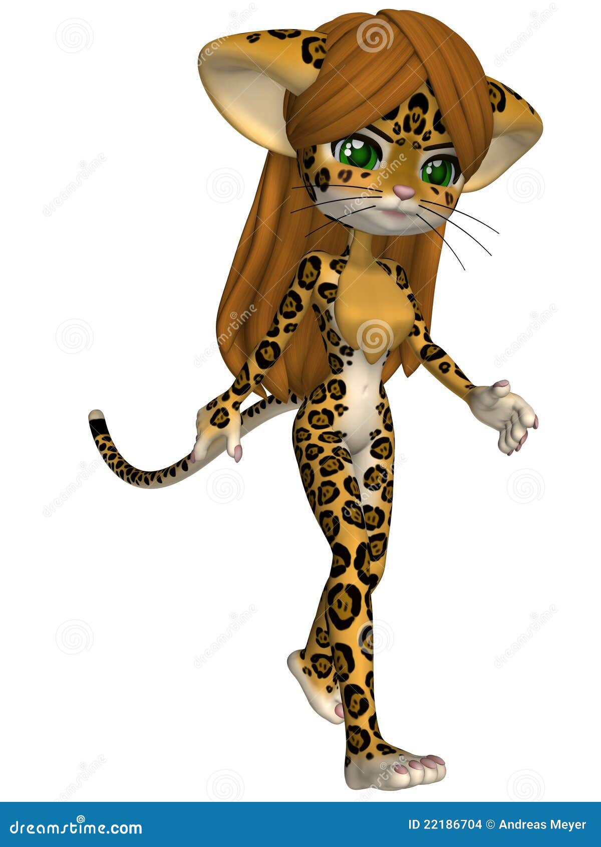 Cute Jaguar - Toon Figure stock illustration. Illustration of pretty
