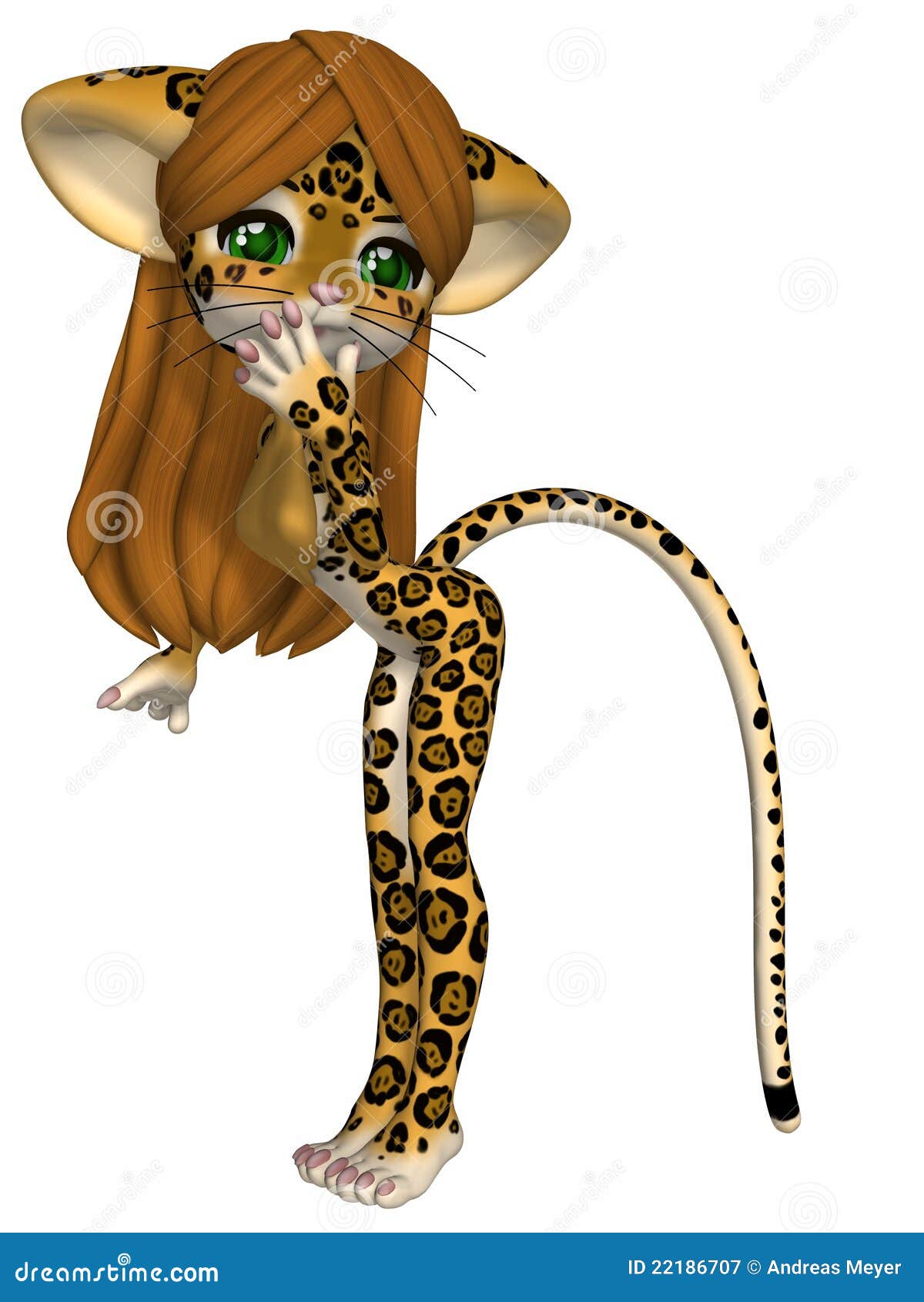 Cute Jaguar - Toon Figure stock illustration. Illustration of body