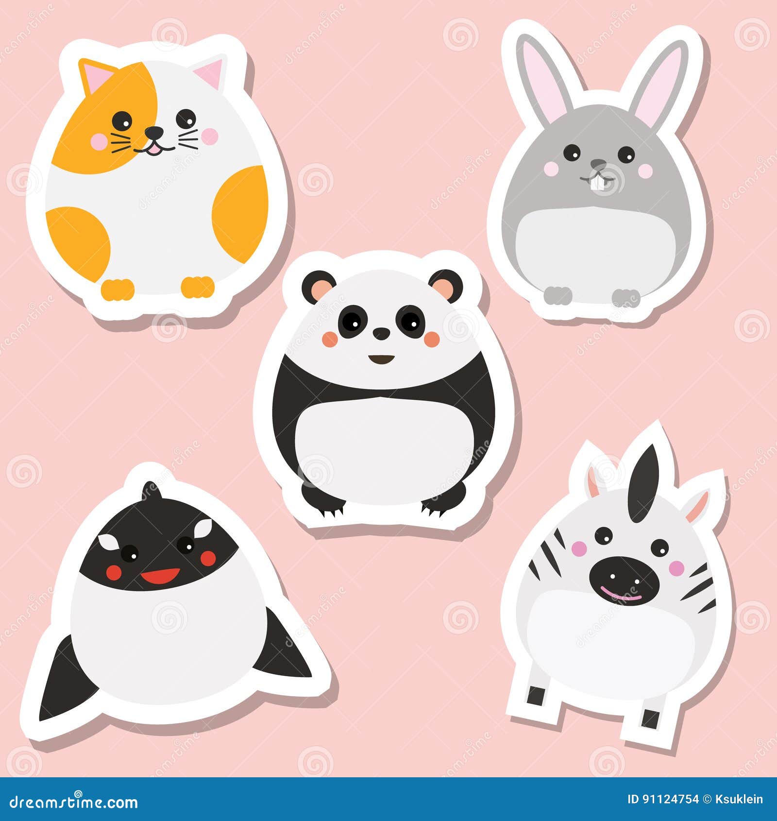 Panda bear kawaii cute animal icon Royalty Free Vector Image