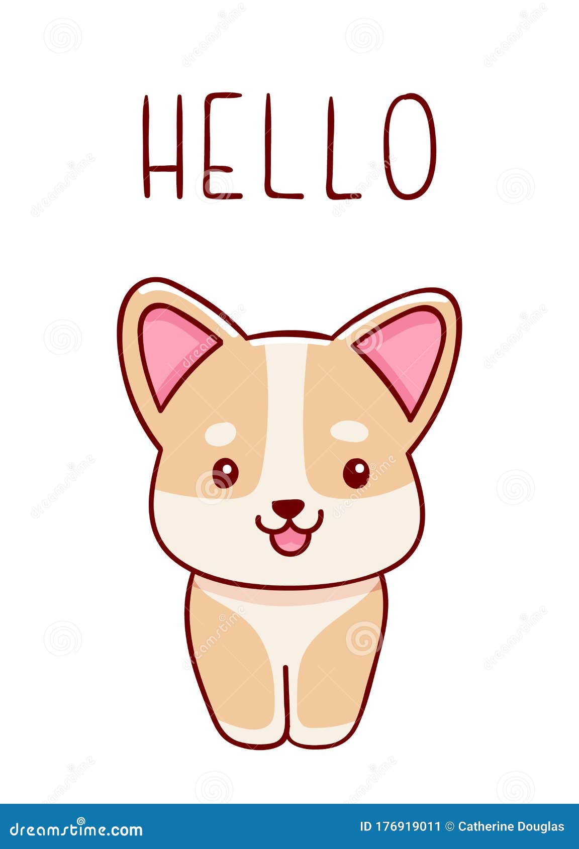 Cute Kawaii Hand Drawn Corgi Dog Doodles, Lettering Hello, Isolated on White Background Stock Vector - Illustration of kawaii, cartoon: 176919011 Cute Kawaii Hand Drawn Corgi Dog Doodles, Lettering Hello, Isolated on White Background Stock Vector - Illustration of kawaii, cartoon: 176919011