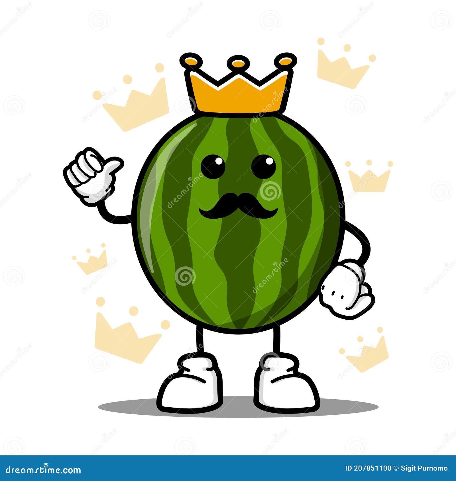 Melon King Stock Illustrations – 32 Melon King Stock Illustrations, Vectors  & Clipart - Dreamstime