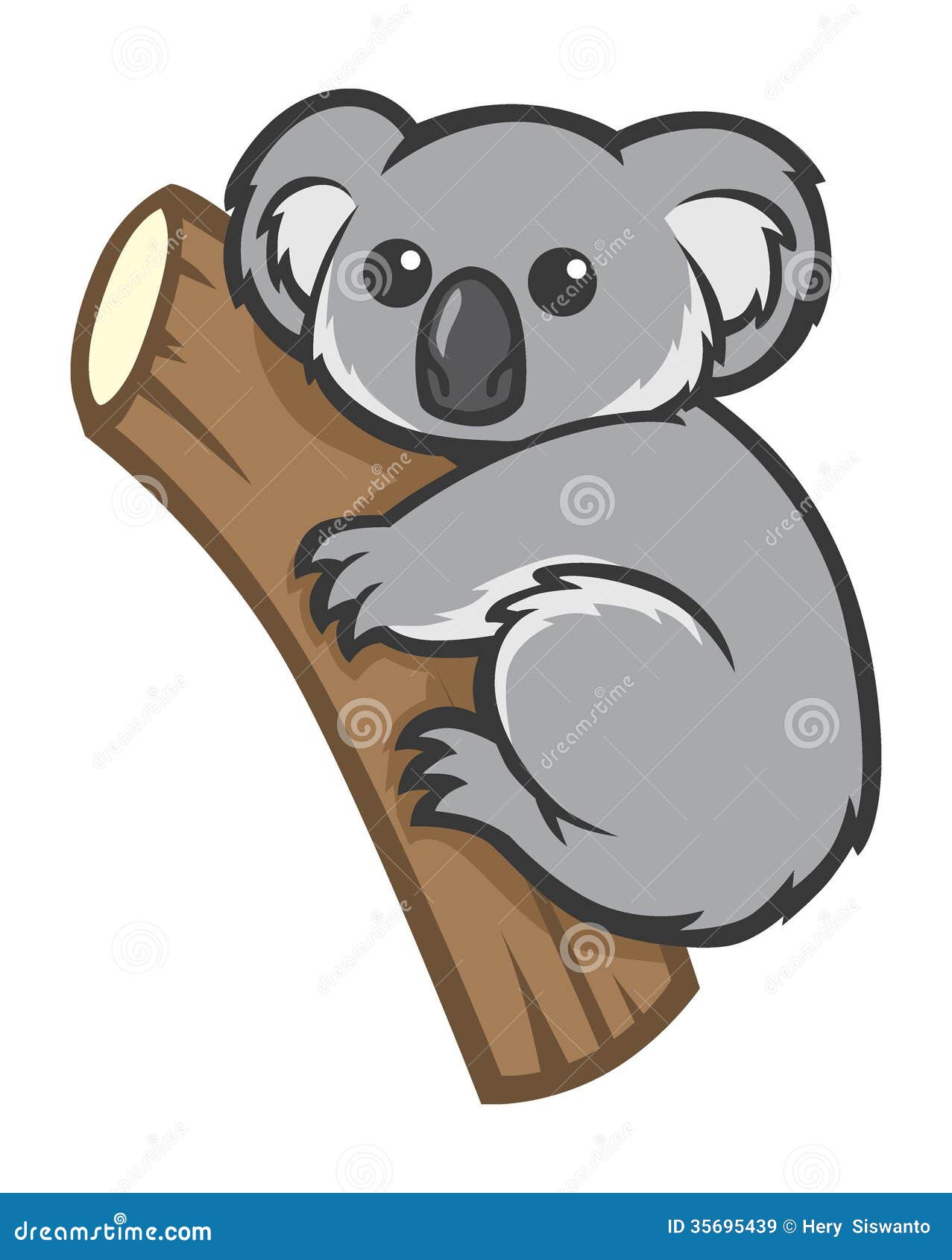 koala clipart black and white - photo #28