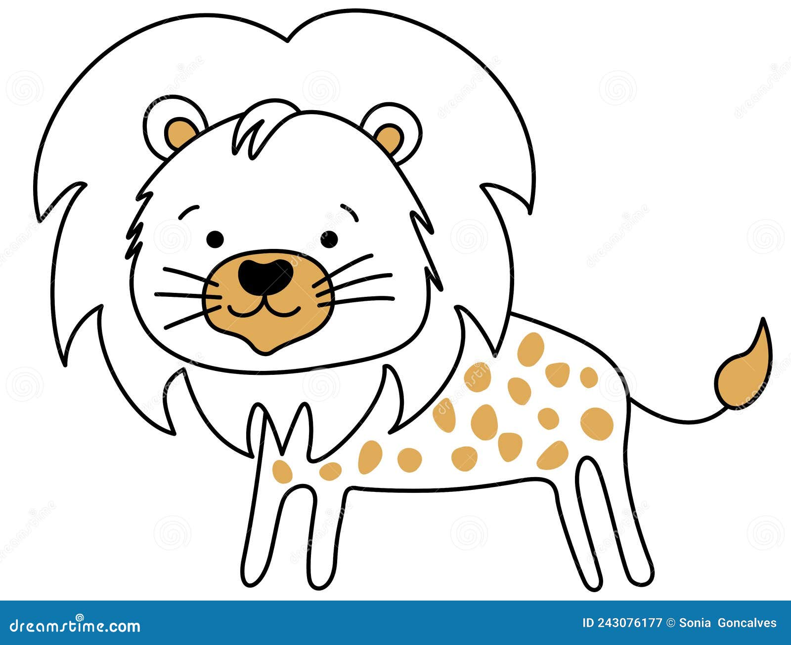 Lion Drawing Vector Illustration 42367120
