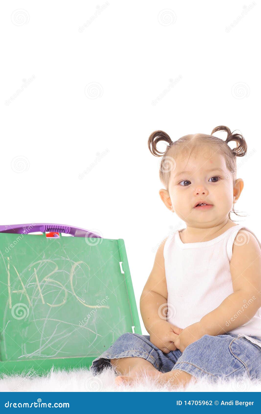 Cute Little Baby with Chalkboard Stock Photo Image of baby, eyes
