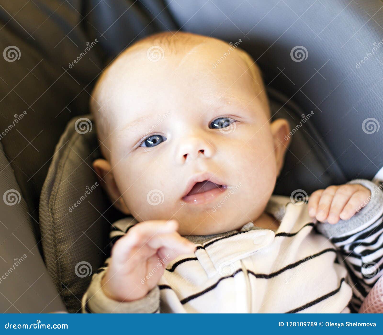 Cute Little Baby Stock Image Image Of Childhood Attractive 128109789