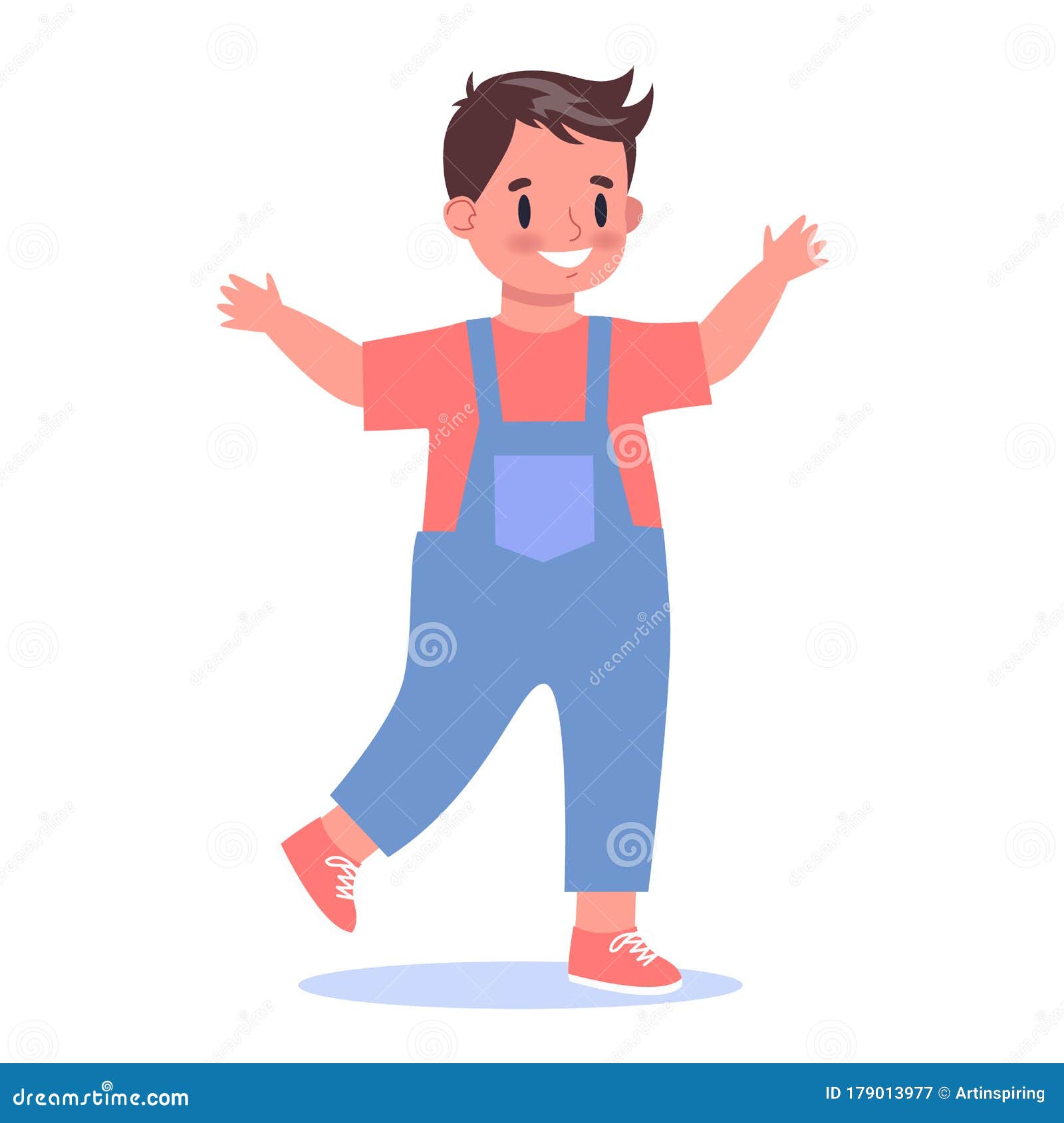 Cute Little Baby Walking. One Year Old Child Stock Vector - Illustration of  baby, childish: 179013977