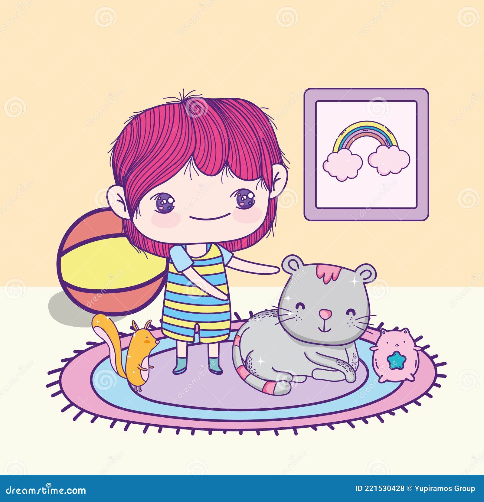 Anime Shin And The Rainbow Kingdom Purple Cat Abu Bartleby Soft Toy   Walmart Canada