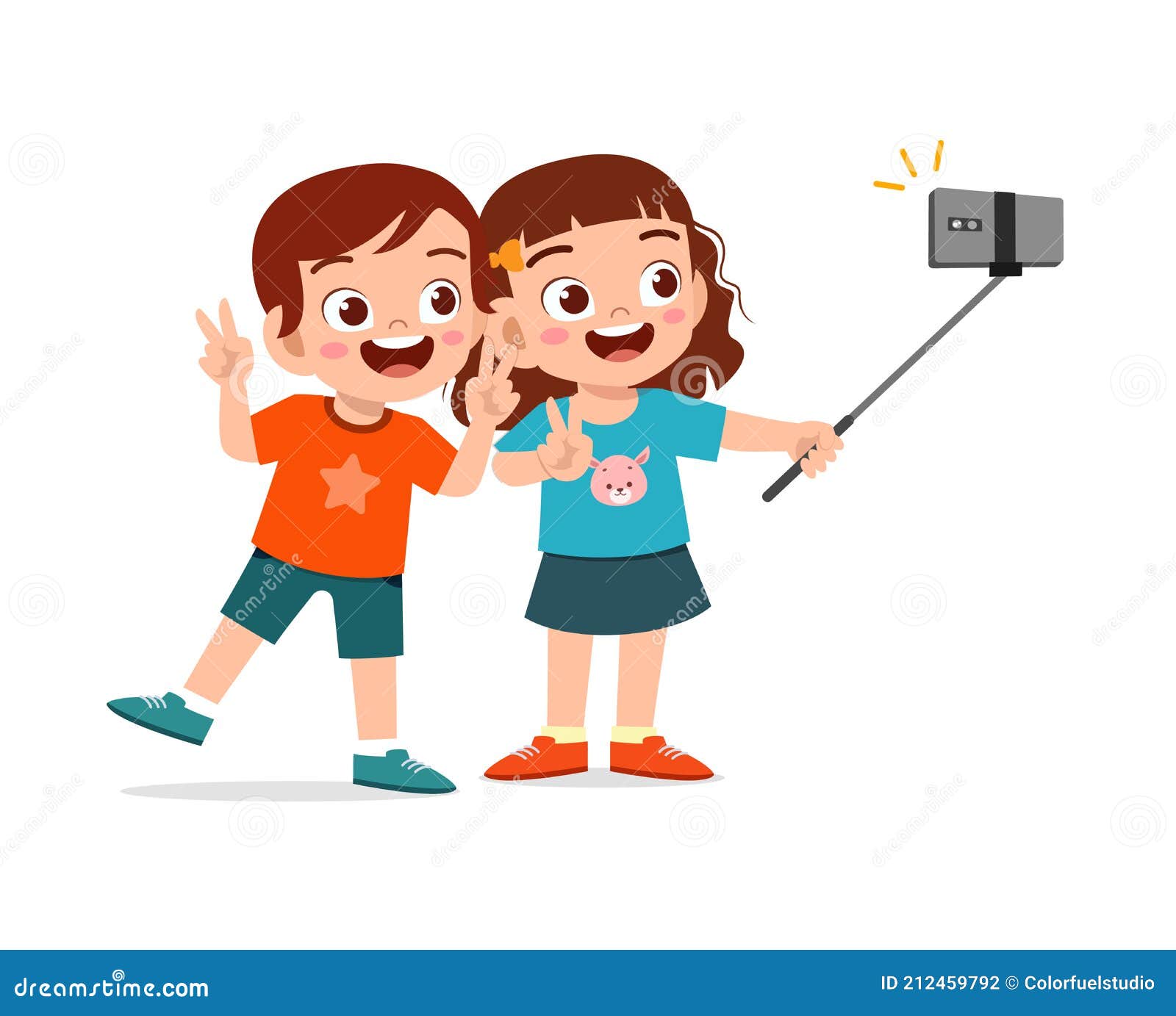 Cartoon Cute Girl Take Selfie Stock Illustrations – 411 Cartoon Cute Girl Take  Selfie Stock Illustrations, Vectors & Clipart - Dreamstime