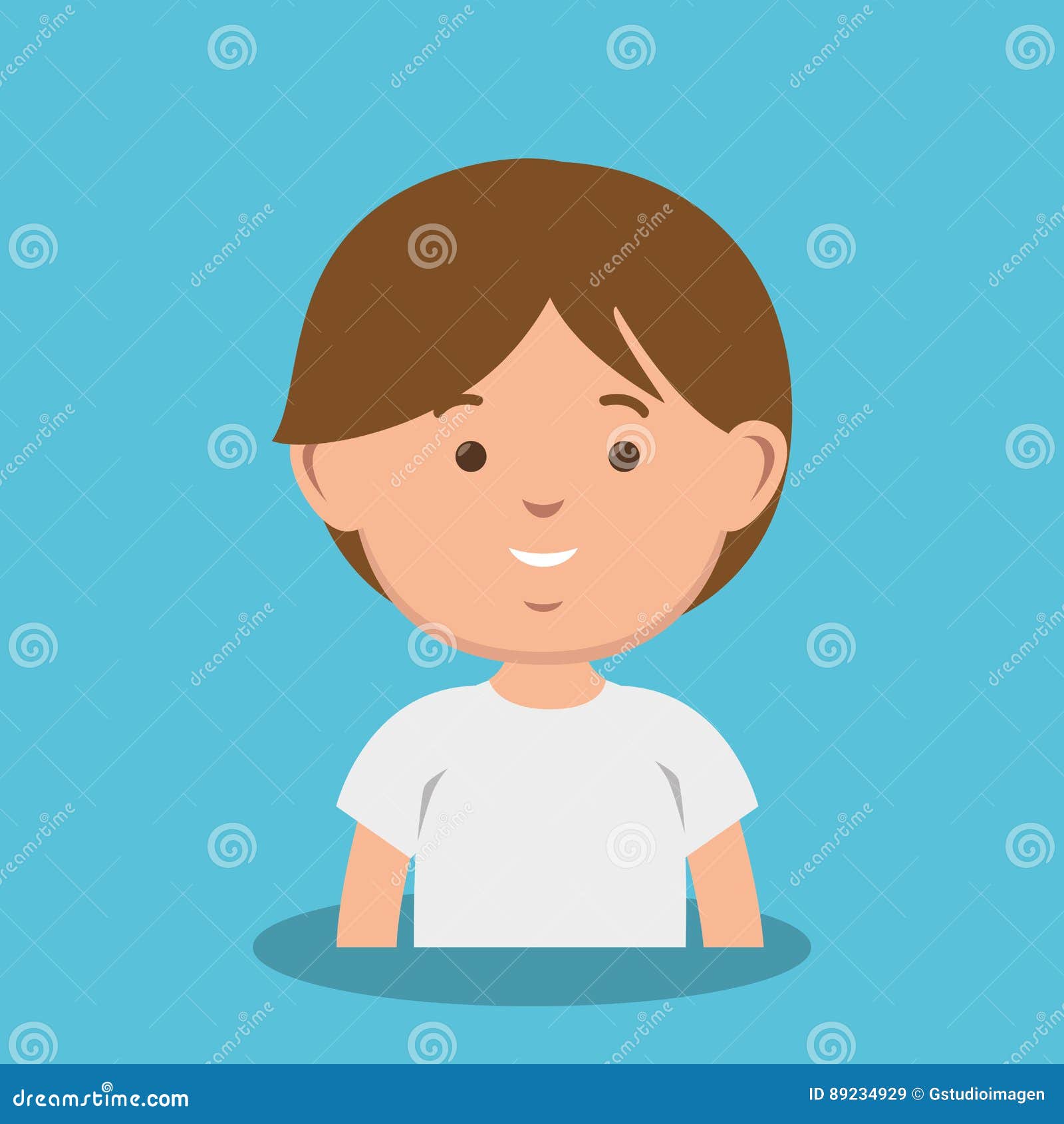 Cute little boy icon stock illustration. Illustration of cheerful