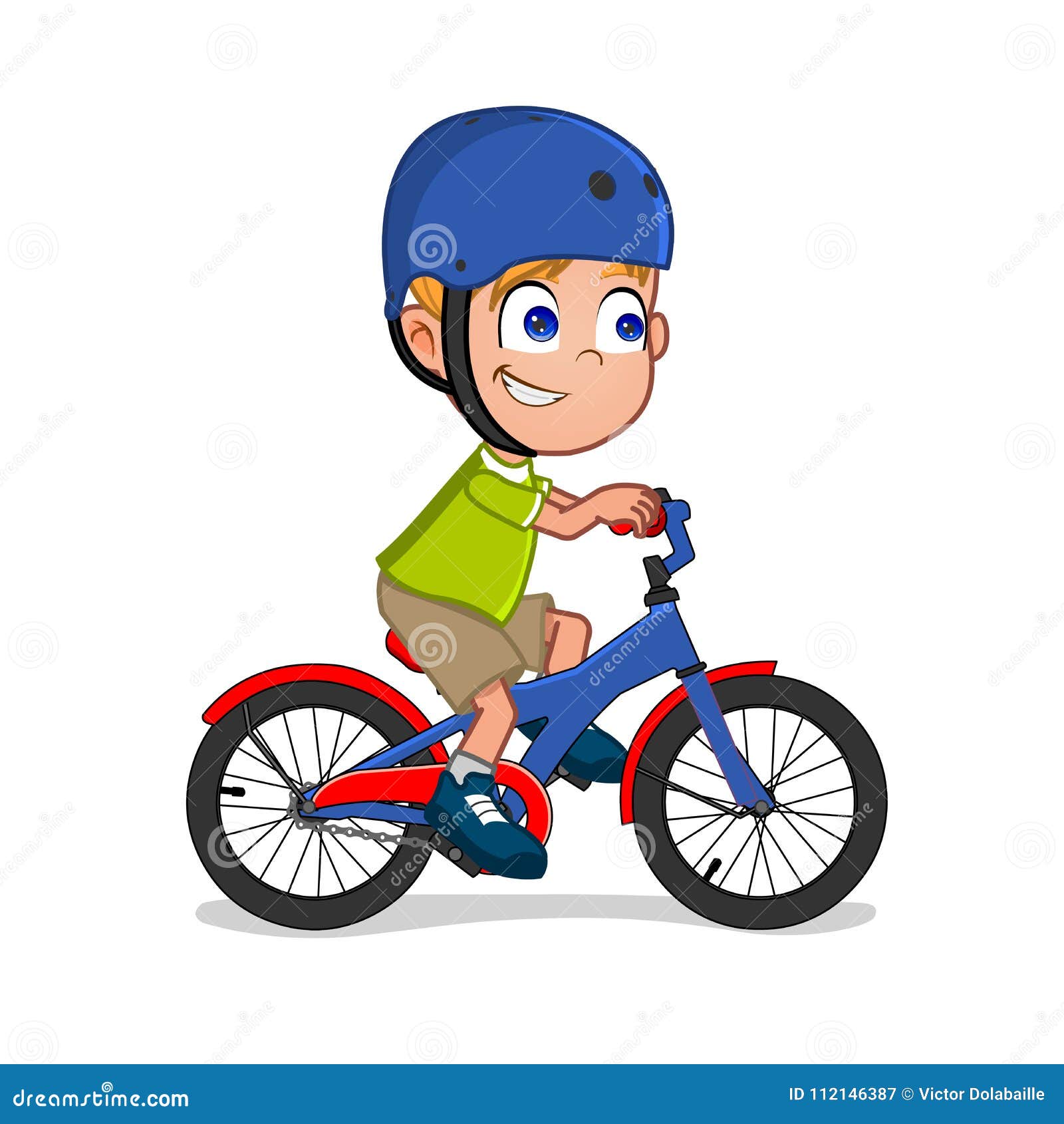 little boy riding bike