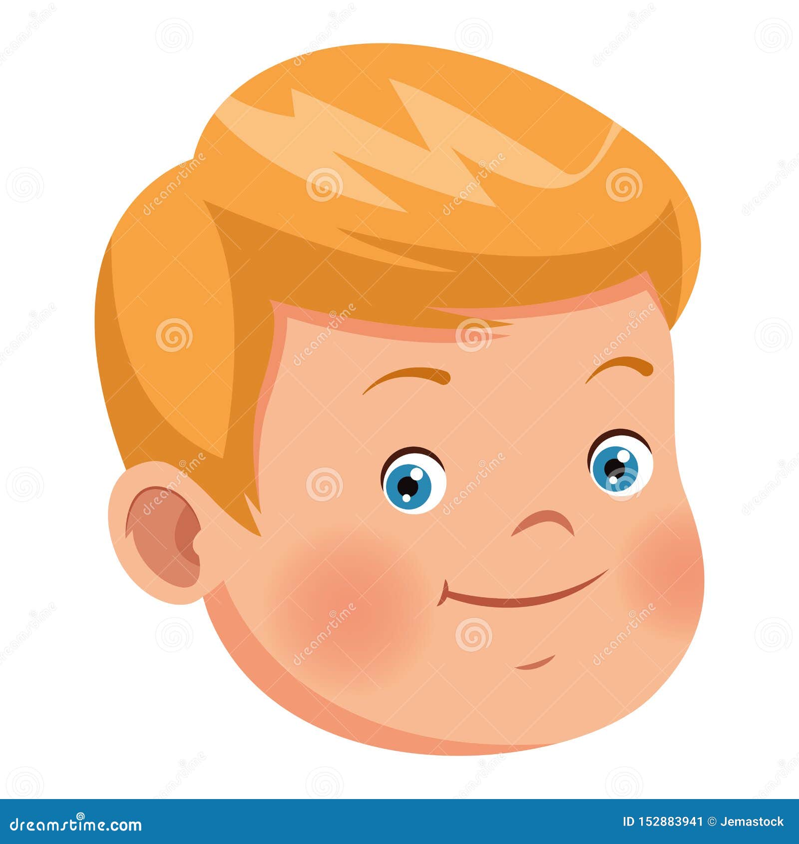 Little Boy Face Clip Art
