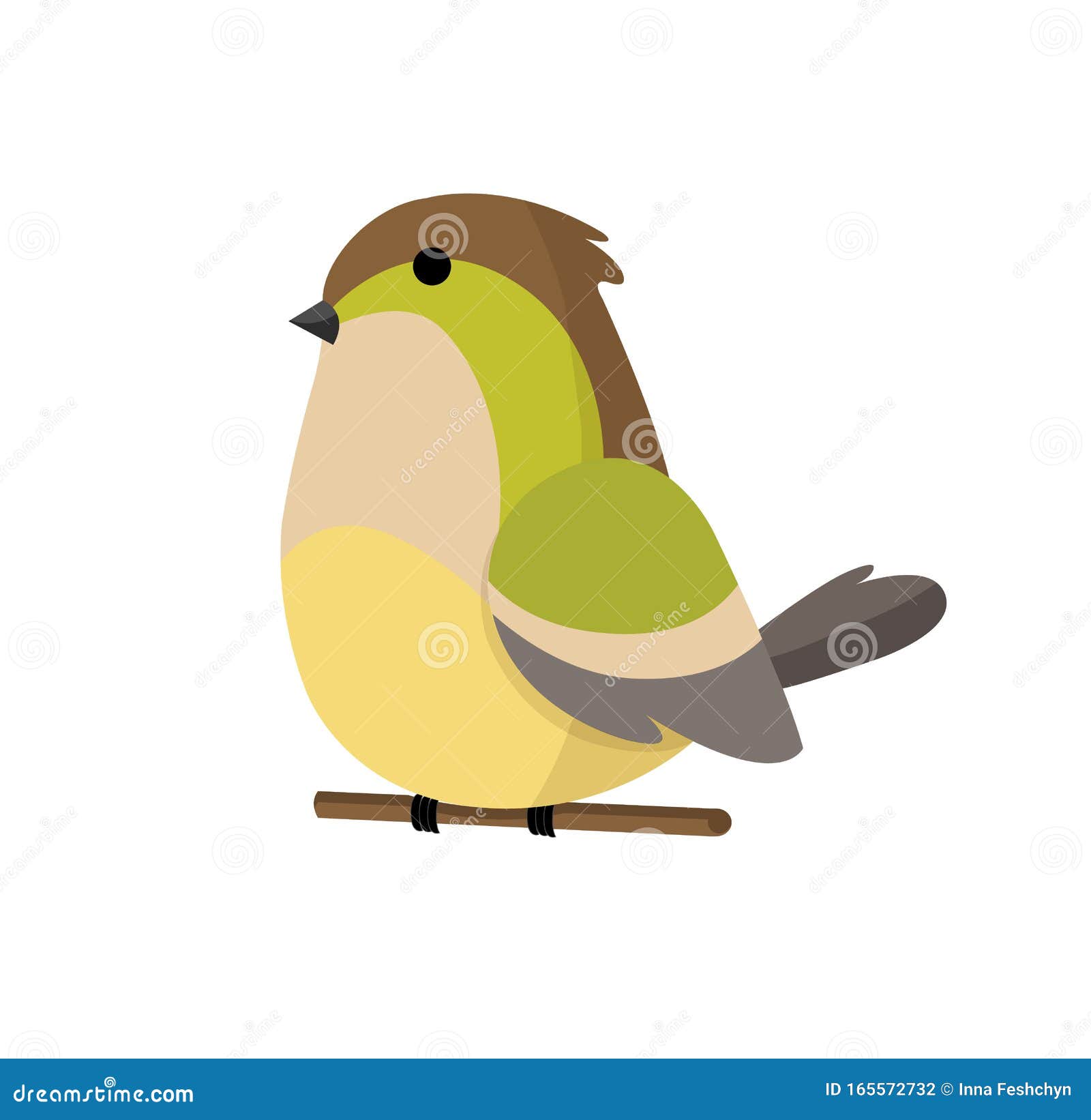 Cute Little Colorful Bird Isolated on White Background. Common House Sparrow. Small Bird in Cute Cartoon Style Stock Vector - Illustration of color, design: 165572732 Cute Little Colorful Bird Isolated on White Background. Common House Sparrow. Small Bird in Cute Cartoon Style Stock Vector - Illustration of color, design: 165572732