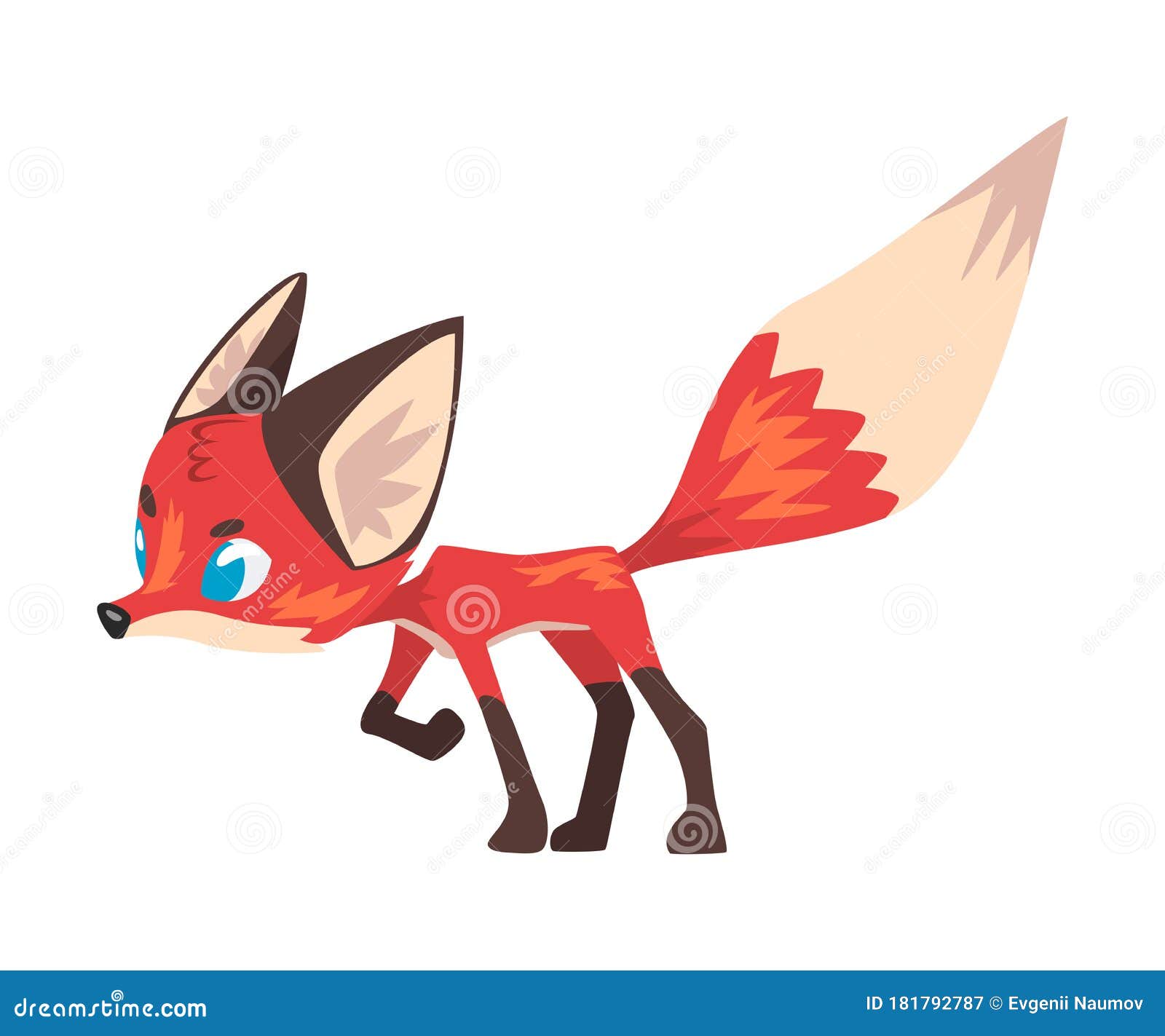 Blue eyed fox