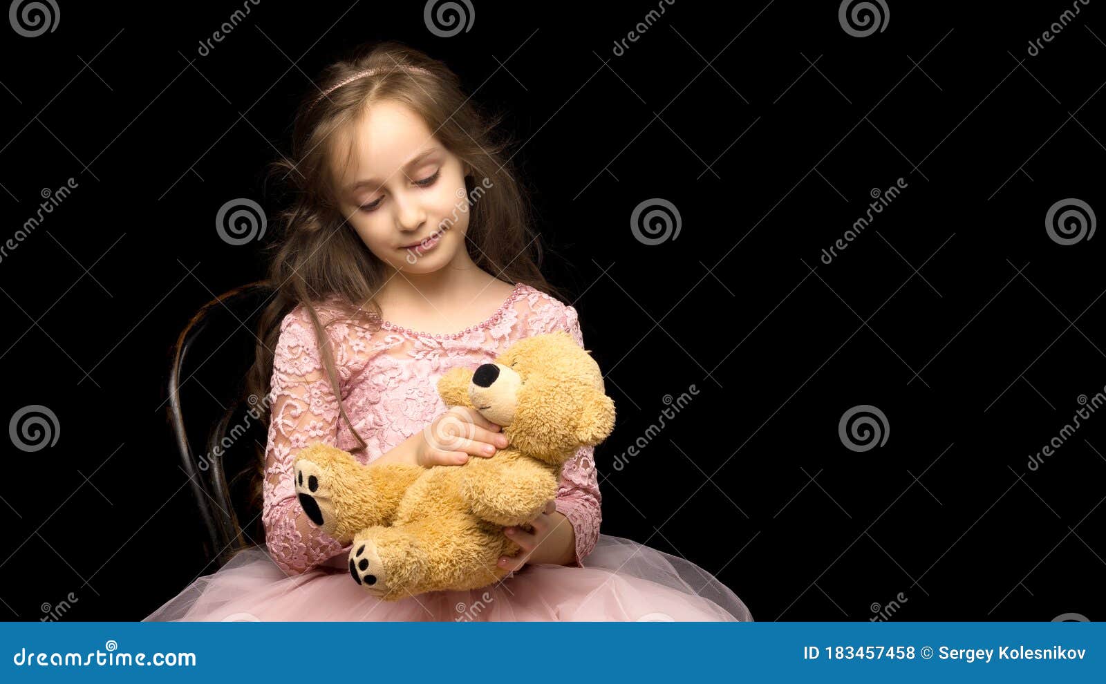 girl with a teddy