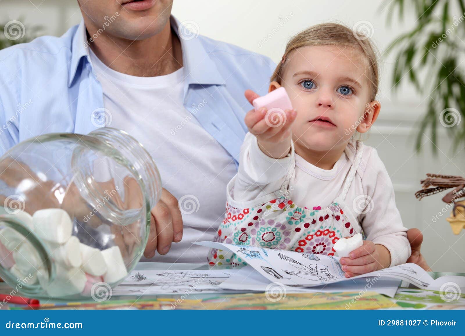 Kid eating marshmallows stock image. Image of generosity 29881027