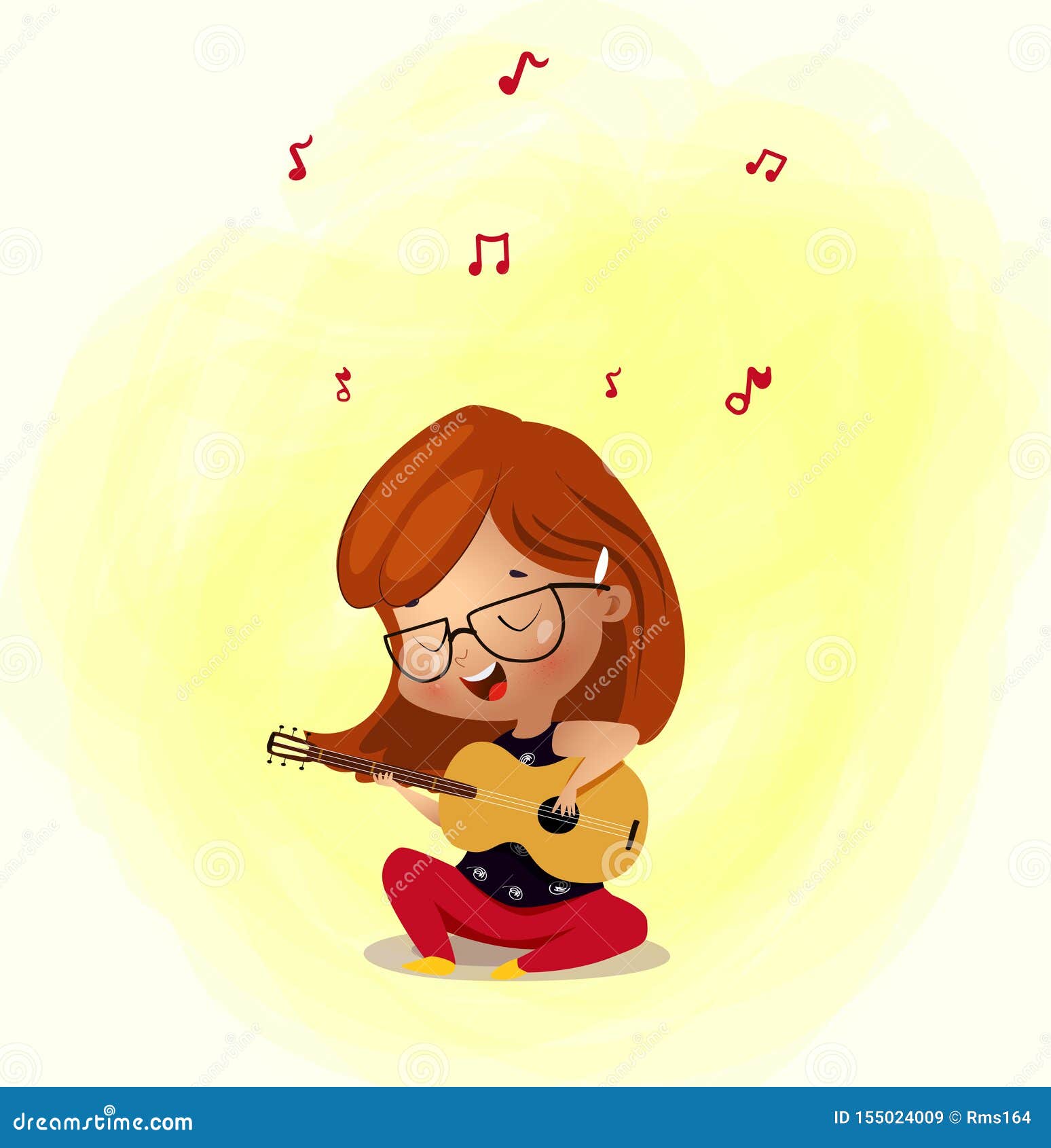 Little Girl Guitar Cartoon Stock Illustrations – 825 Little Girl Guitar  Cartoon Stock Illustrations, Vectors & Clipart - Dreamstime