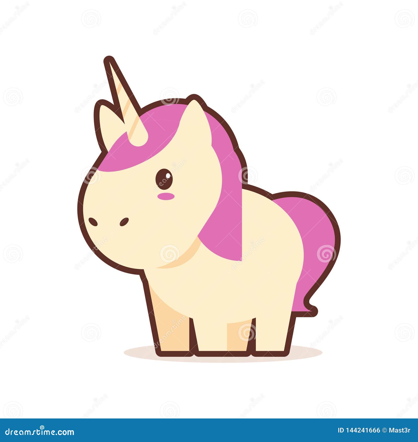 Premium Vector | Cute unicorn anime style