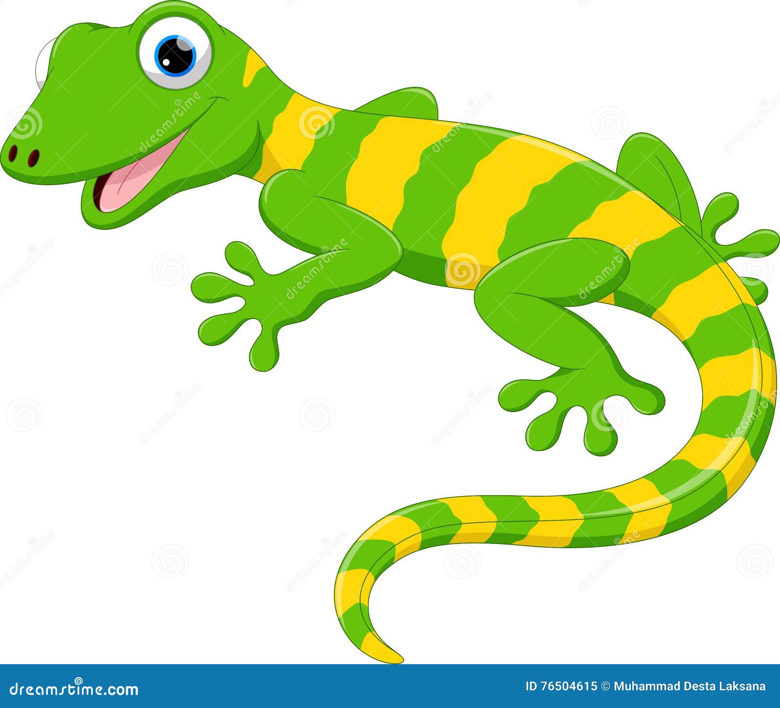 Green Lizard Cartoon