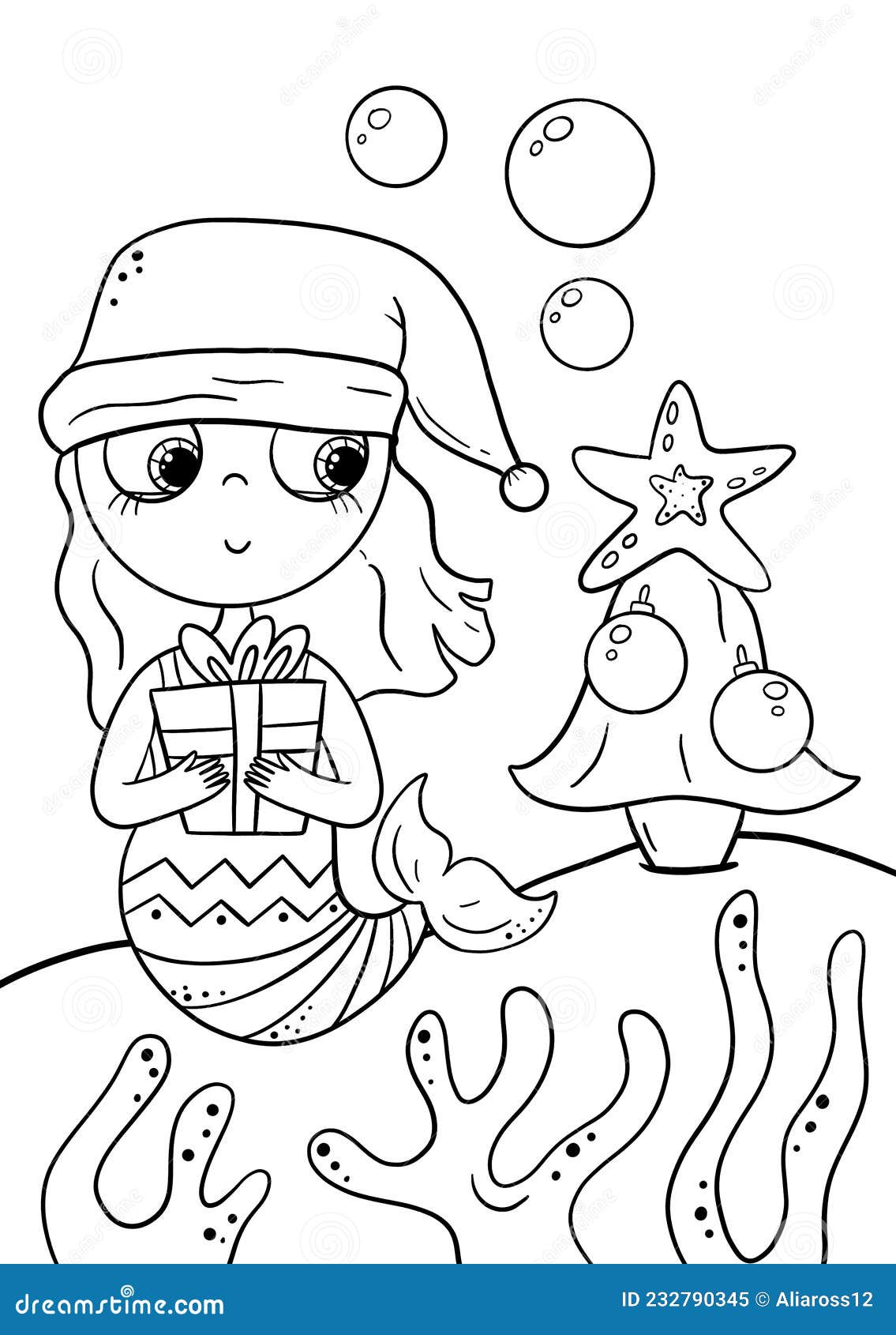 25 Christmas Themed Anime Coloring Pages by Sarah Hampton | TPT