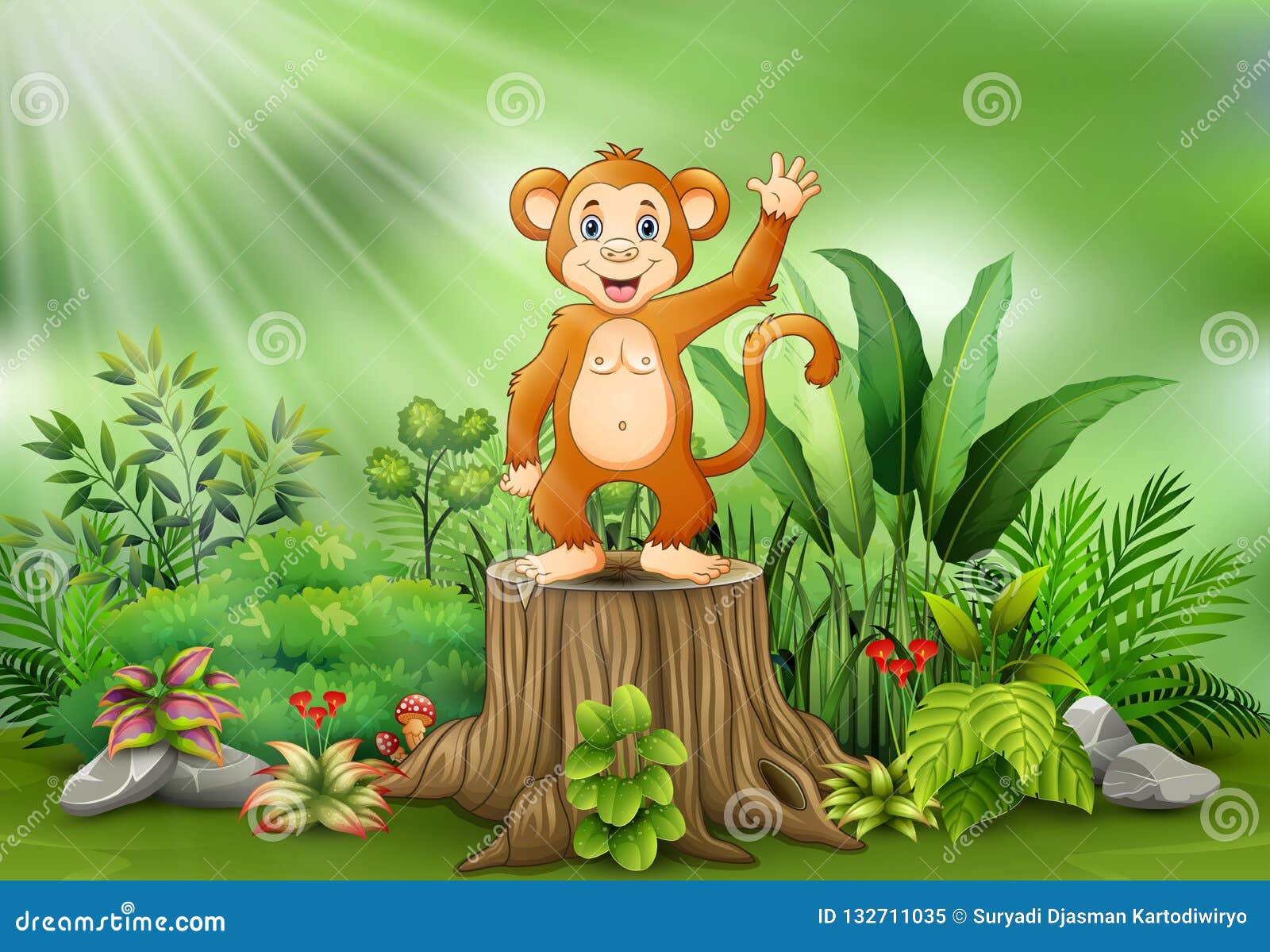 Cartoon Monkey Tree Stock Illustrations – 5,824 Cartoon Monkey Tree Stock  Illustrations, Vectors & Clipart - Dreamstime
