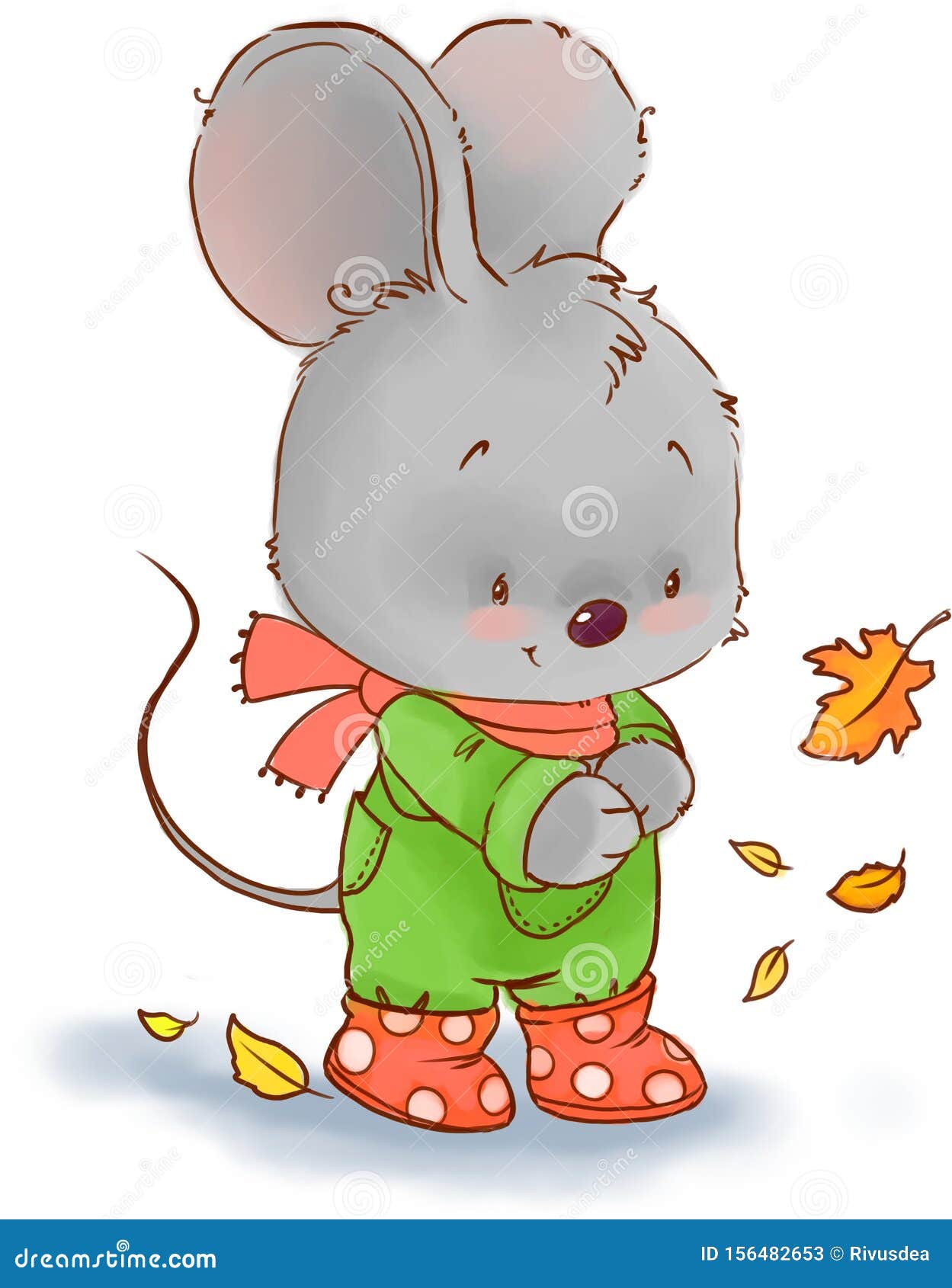 cute baby mouse clipart