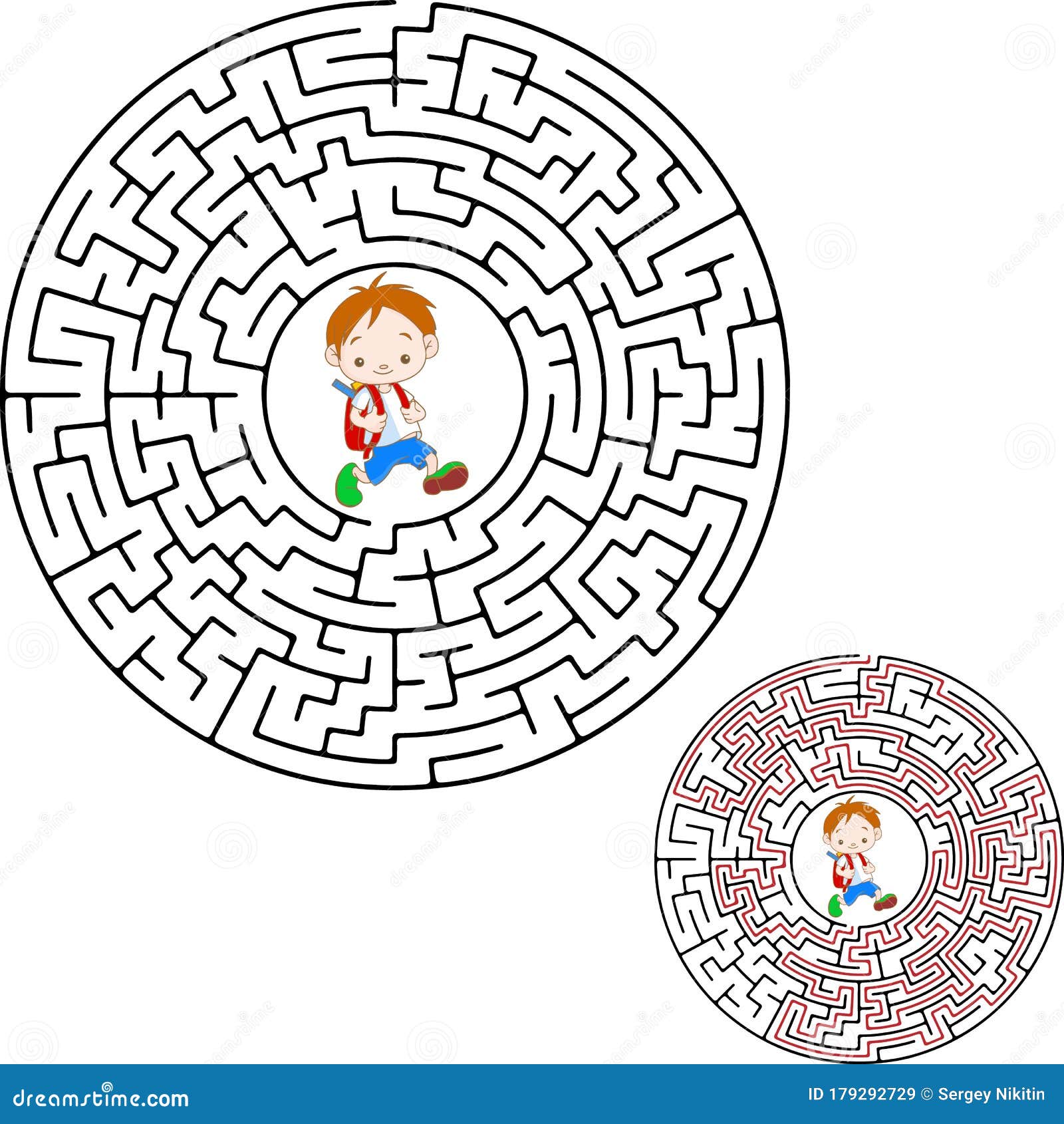 Cute Mouse S Maze Game Help Mouse To Find His Cheese Maze Puzzle with