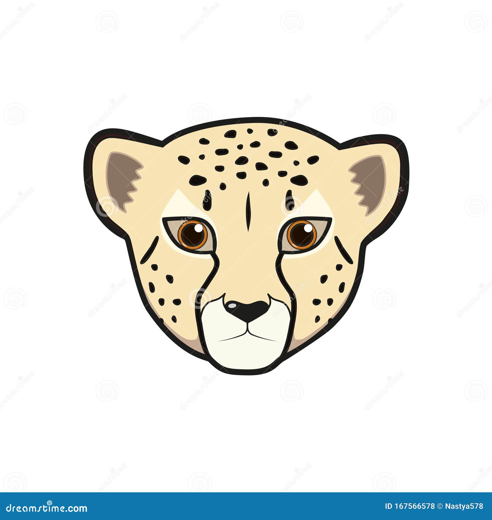 Cute Wild Cheetah Character Cartoon Face in Vector Stock Vector - Illustration of vector, nice: 167566578 Cute Wild Cheetah Character Cartoon Face in Vector Stock Vector - Illustration of vector, nice: 167566578