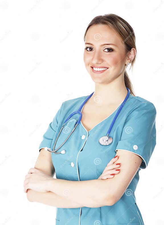 Cute nurse stock photo Image of health girl friendly 18422112