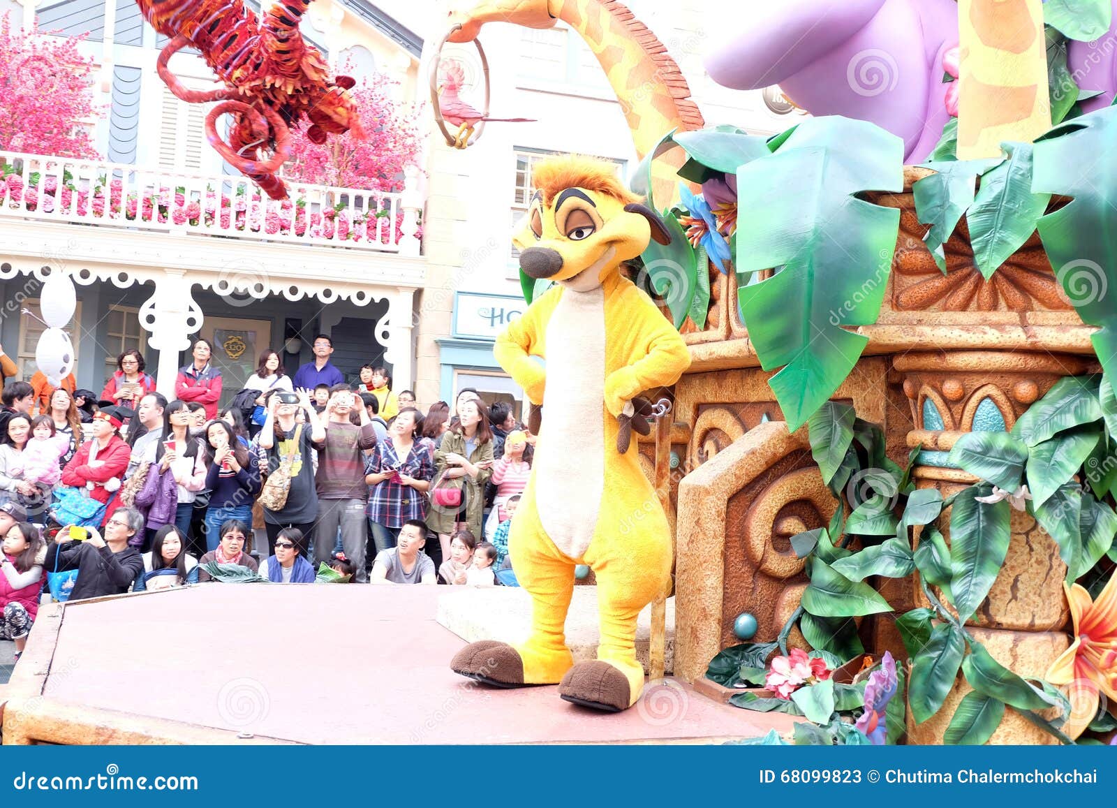This is Cute One of the Famous Cartoon Characters of Walt Disney are Shown  in the Parade at Hong Kong Disneyland Editorial Stock Photo - Image of  france, business: 68099823
