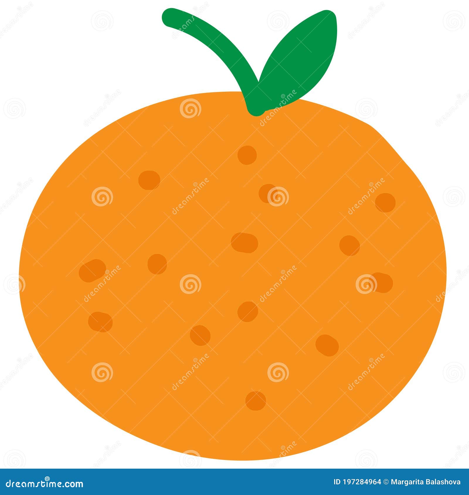 Simple coloring page cartoon orange book Vector Image