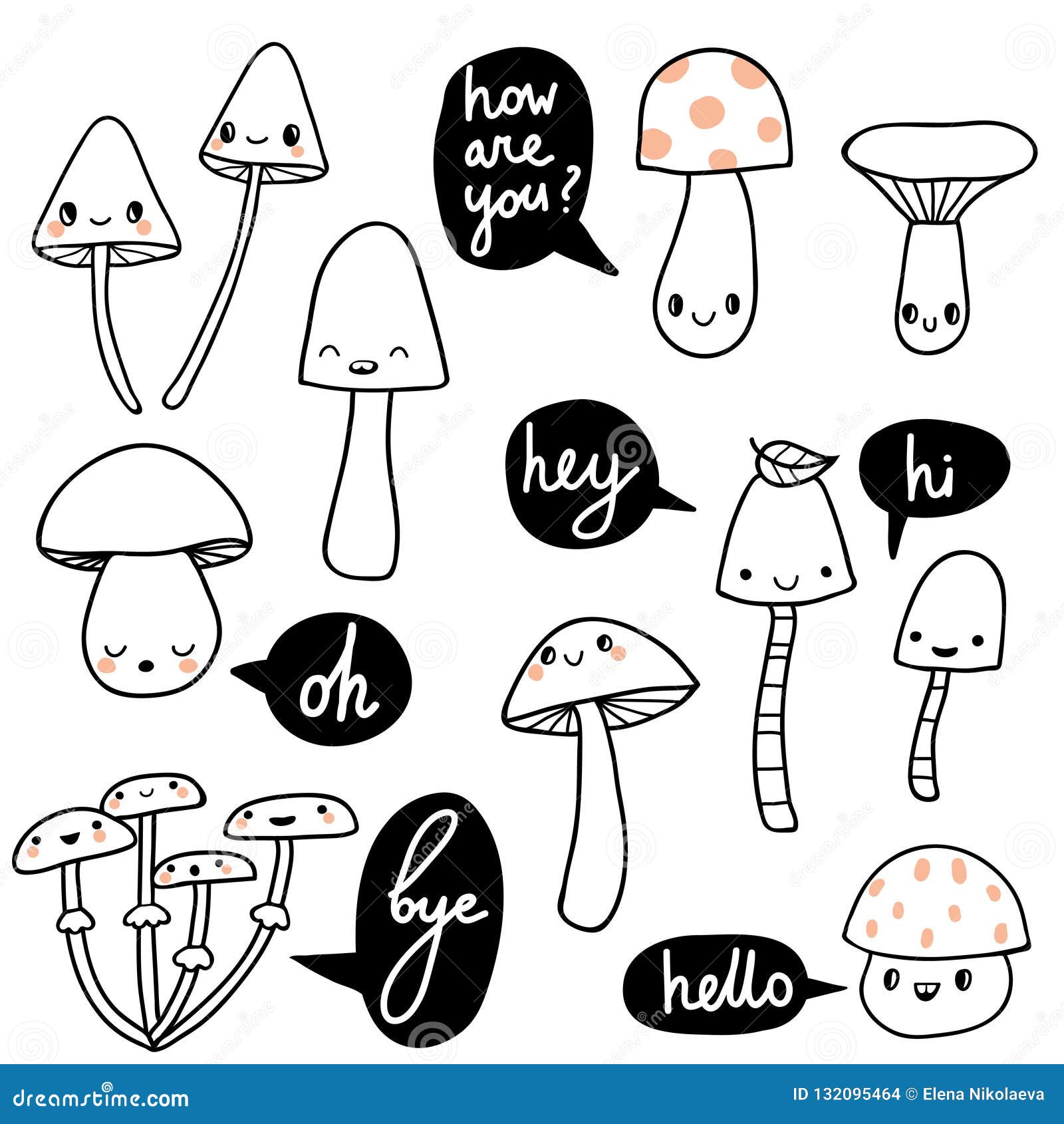 How To Draw A CUTE MUSHROOM  SUPER EASY KAWAII DRAWING  YouTube