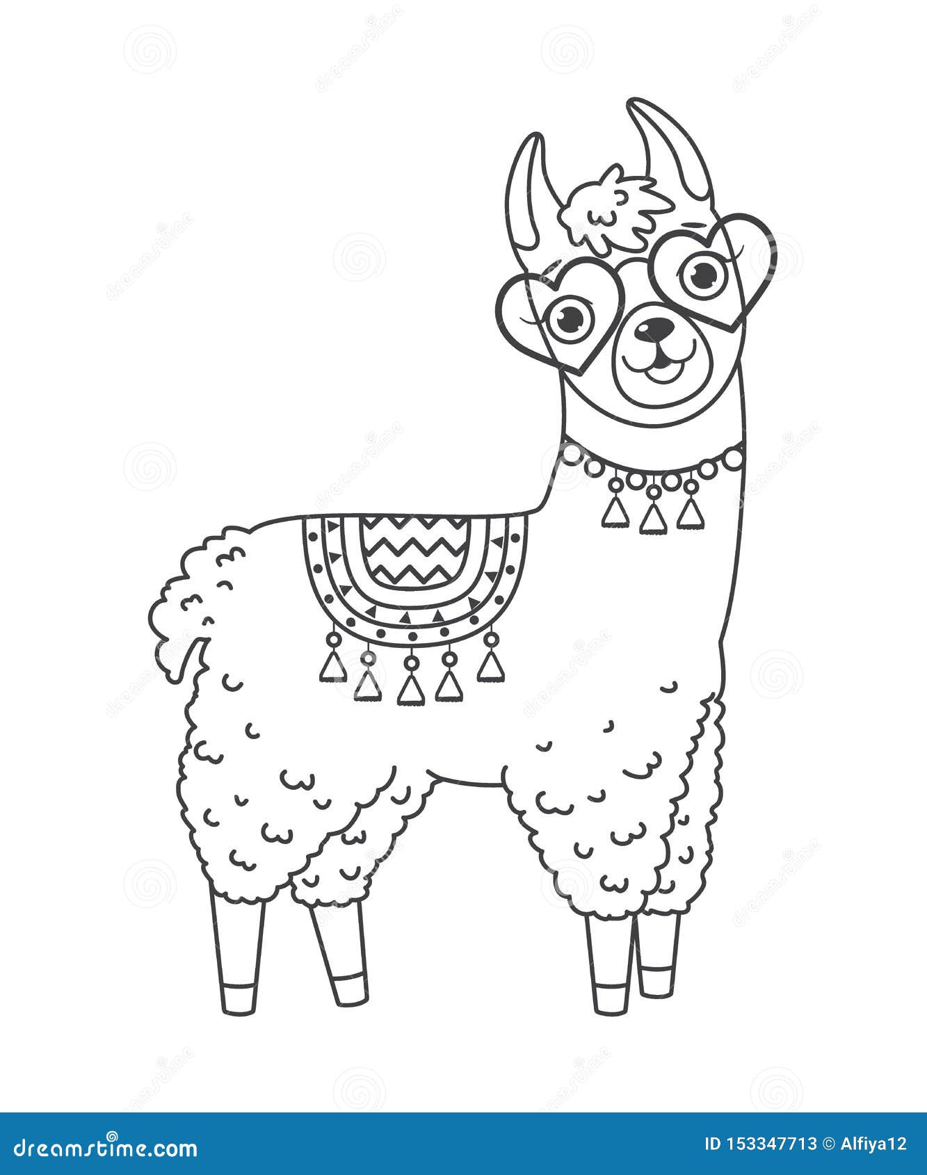 77 Cute Coloring Pages Llama  Latest HD