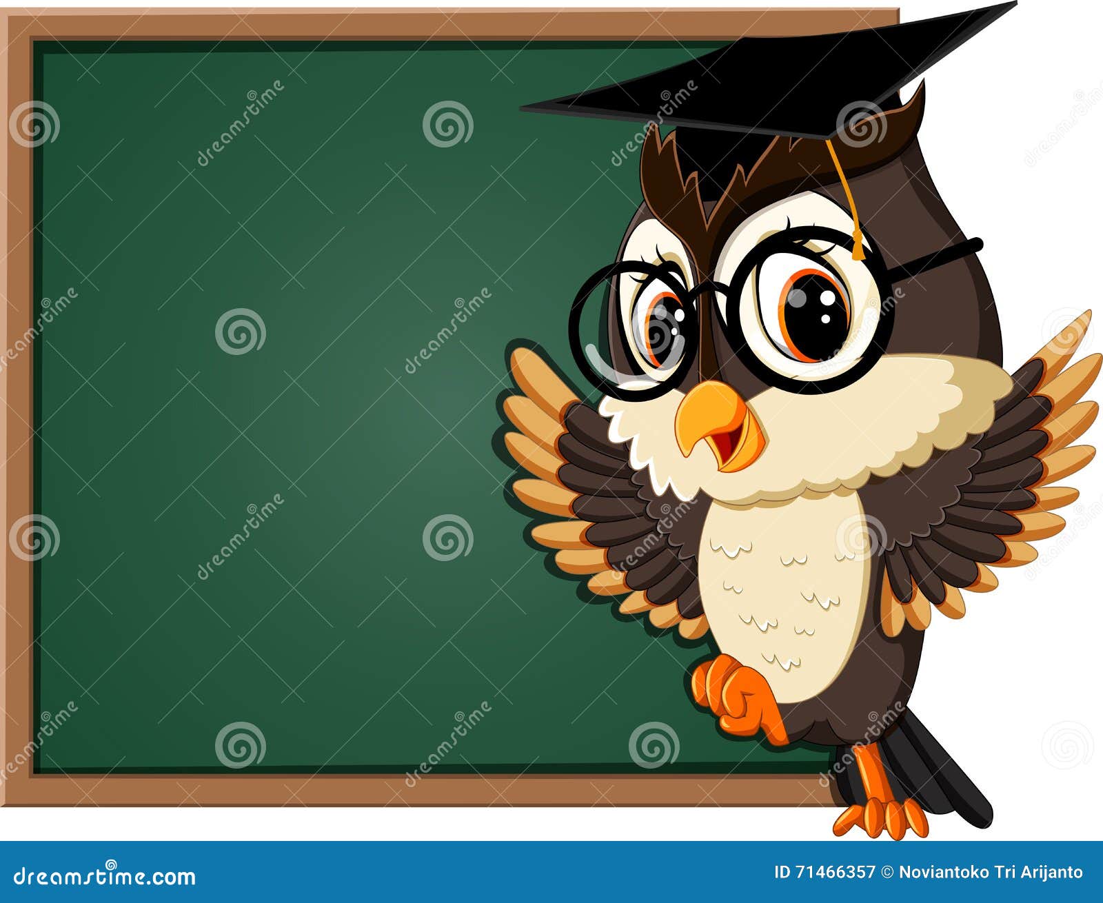 Download Cute owl teacher stock vector. Illustration of classroom ...