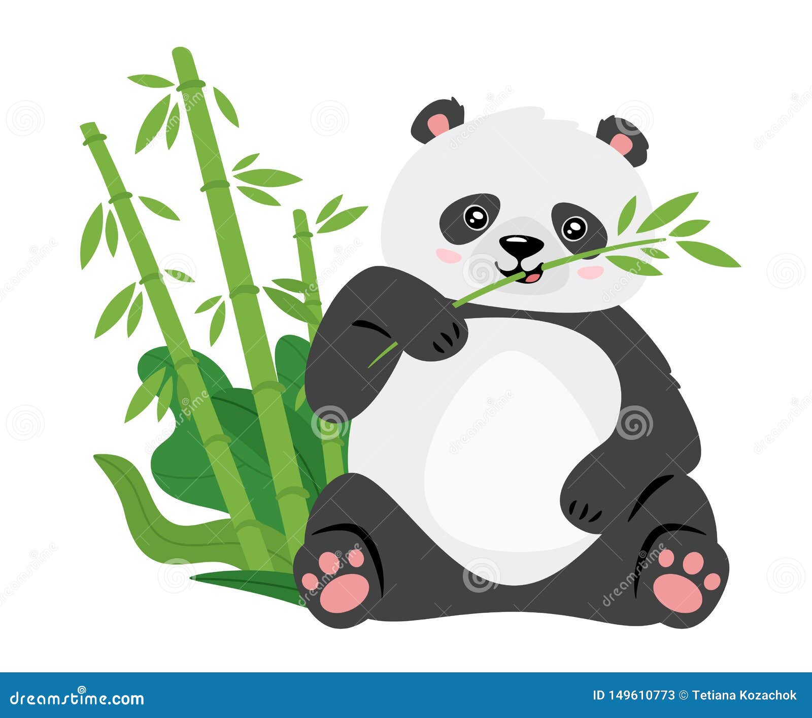 Details 76+ panda eating bamboo sketch - in.eteachers