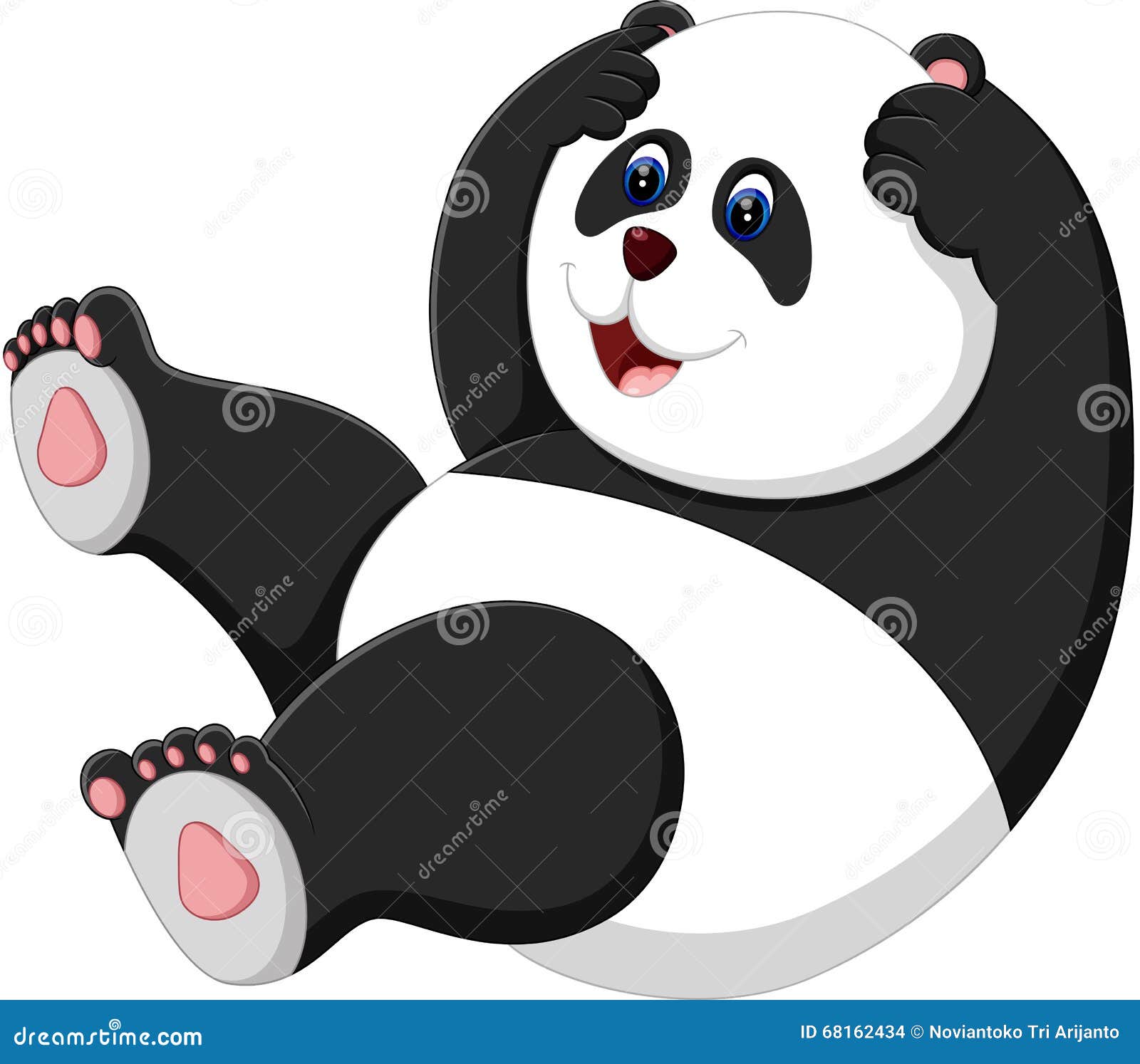 Cute panda stock vector. Illustration of bear, drawing - 68162434
