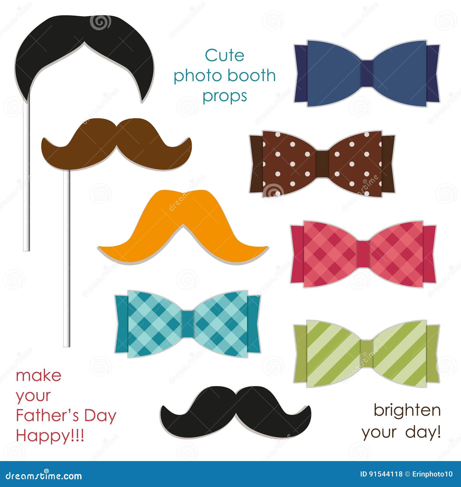 cute-photo-booth-props-to-make-your-father-s-day-really-happy-stock