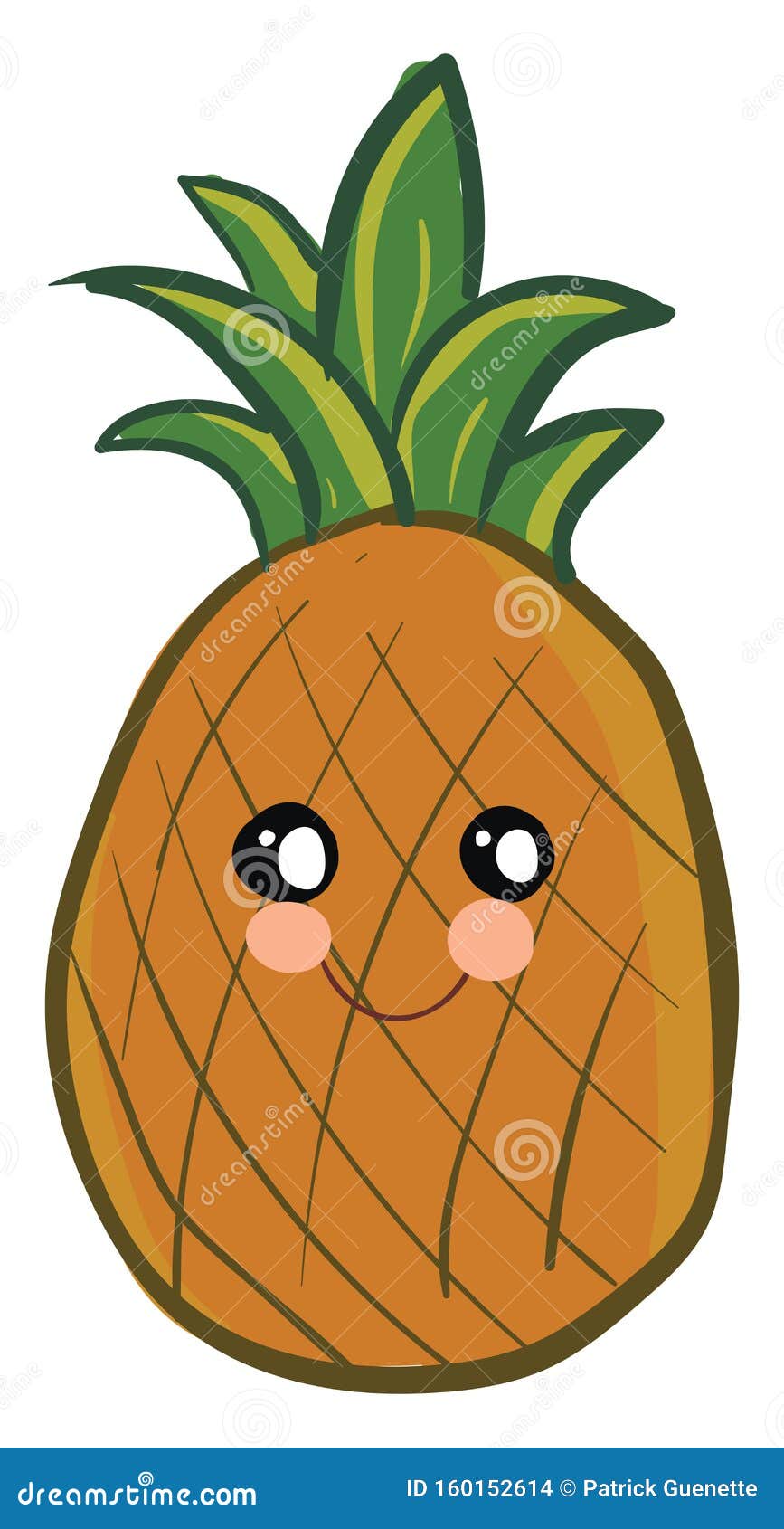 how to draw a cute pineapple 🍍 drawing easy for kids #easy #viral #sh... |  TikTok