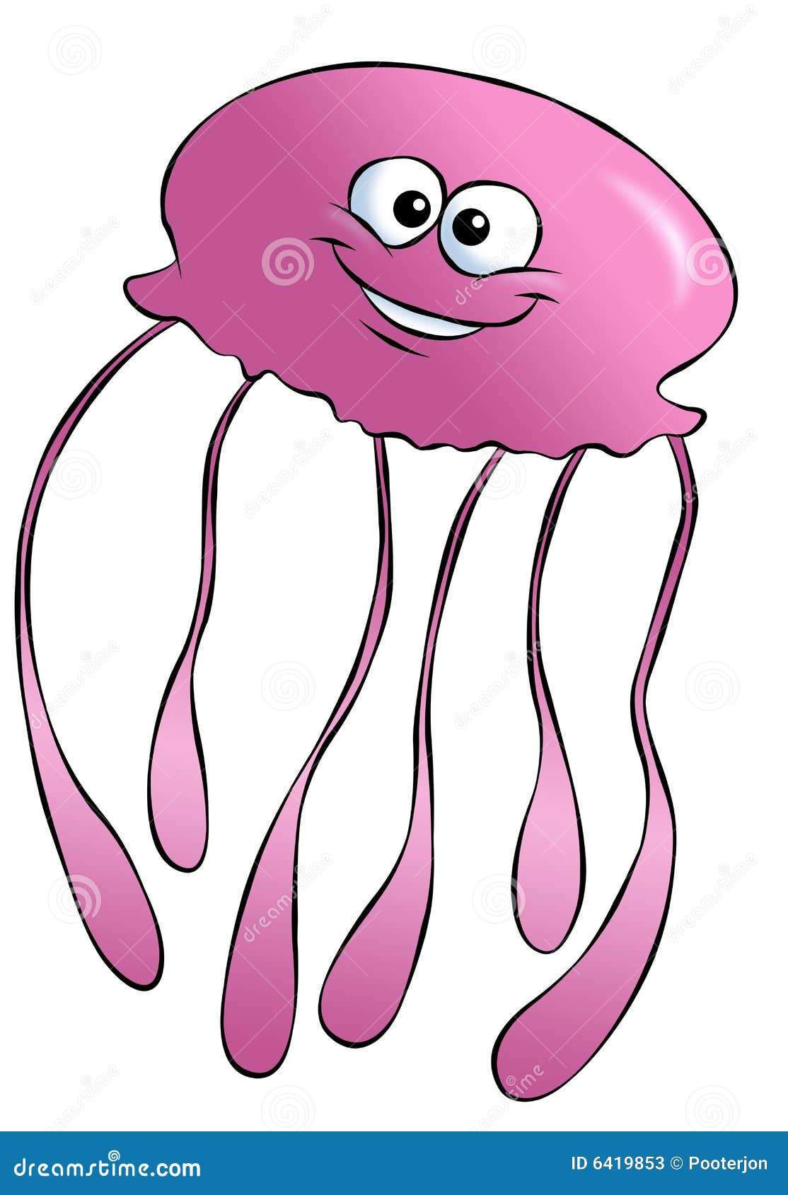 cartoon jellyfish clipart - photo #47