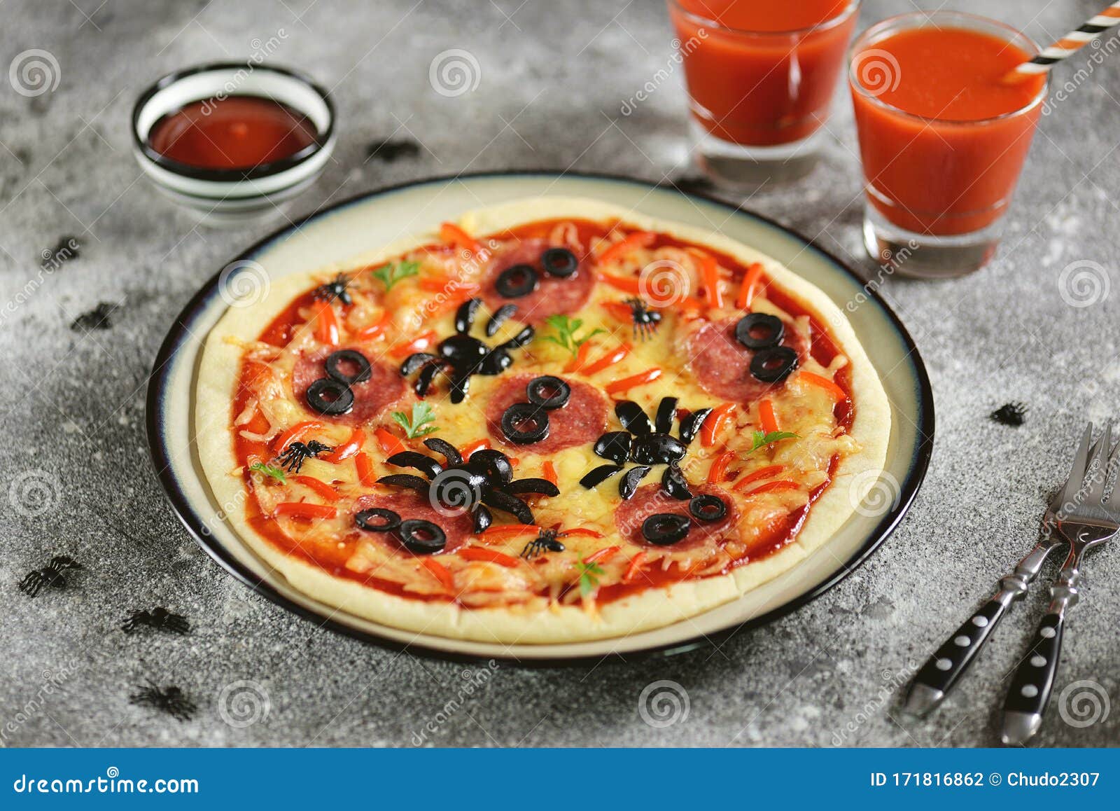 хэллоуин пицца рецепт фото 119