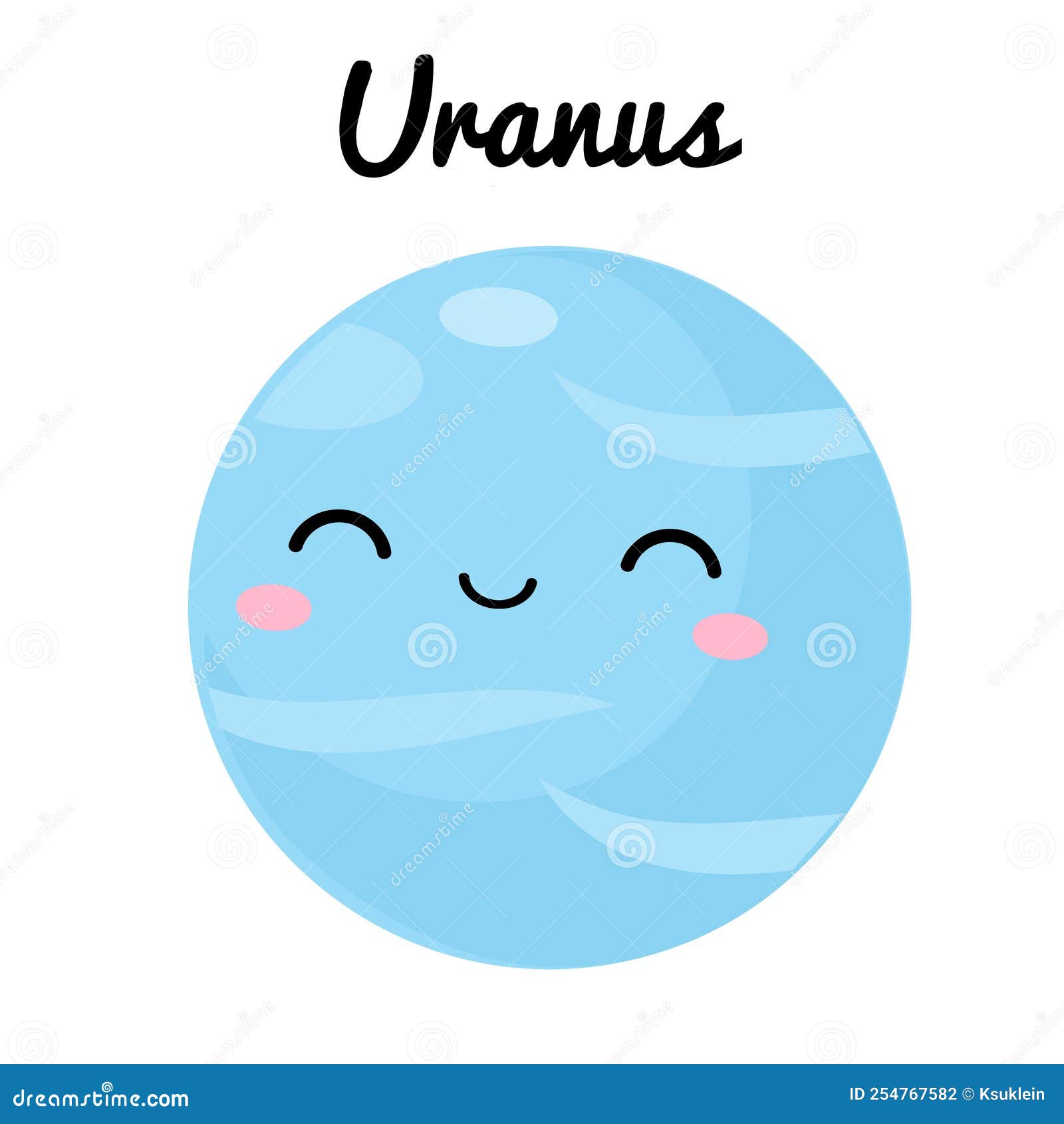 Cute Planet. Cartoon Uranus Stock Vector - Illustration of system, vector: 254767582 Cute Planet. Cartoon Uranus Stock Vector - Illustration of system, vector: 254767582
