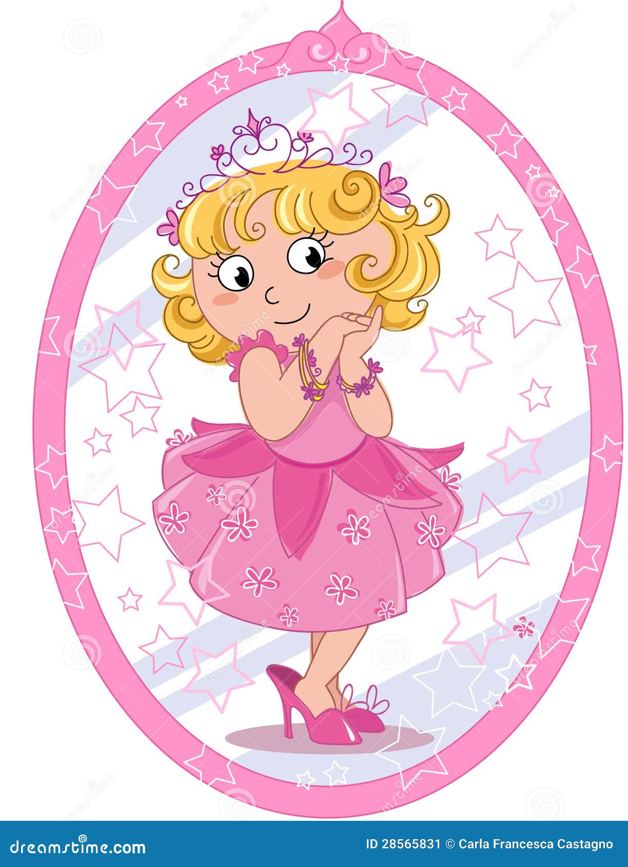 princess mirror clipart - photo #46