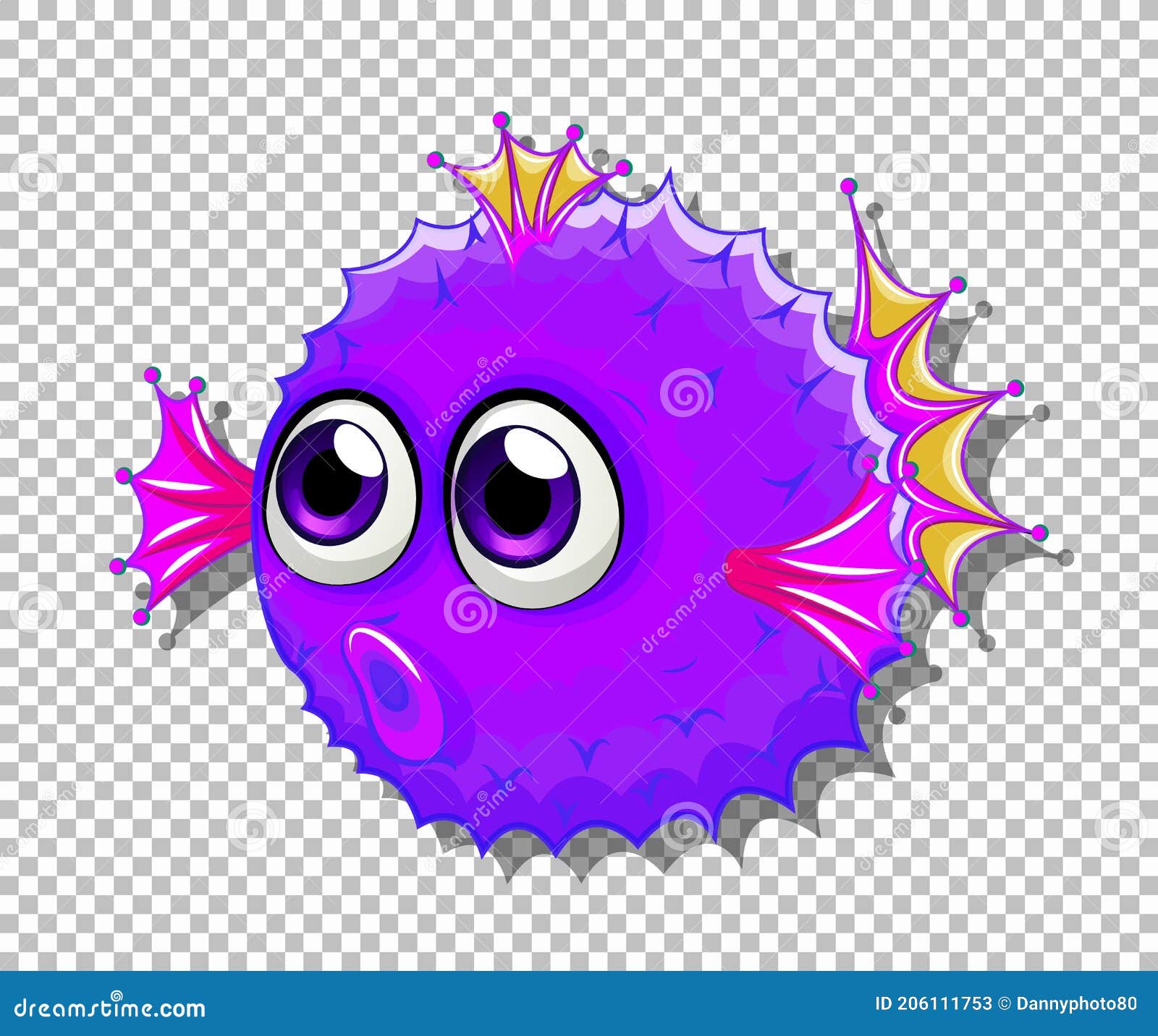 Cute Puffer Fish with Big Eyes Cartoon Character on Transparent Background Stock Vector - Illustration of expression, icon: 206111753 Cute Puffer Fish with Big Eyes Cartoon Character on Transparent Background Stock Vector - Illustration of expression, icon: 206111753