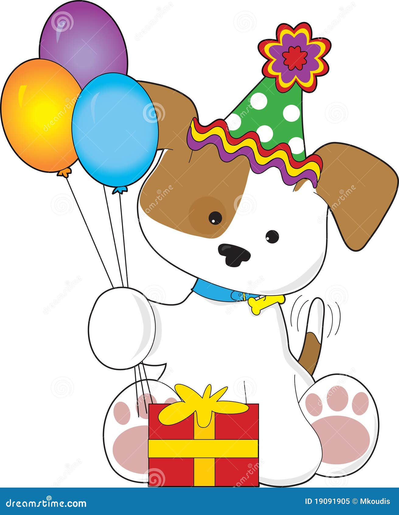 free birthday clipart with dogs - photo #12