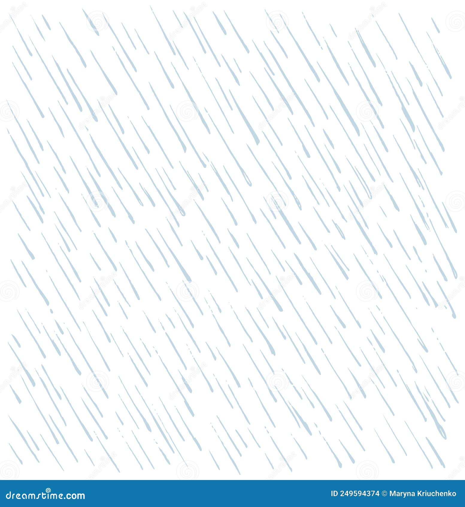 Cute Rainy Pattern. Pencil Sketch Stock Vector - Illustration of heavy ...