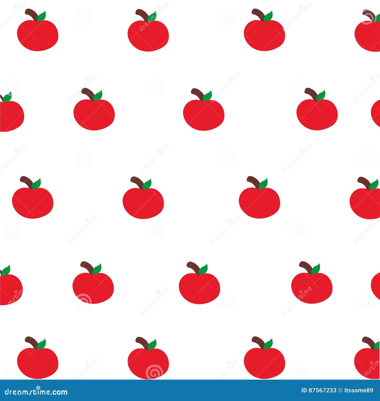 Cute red apple wallpaper stock vector. Illustration of fruit - 87567233