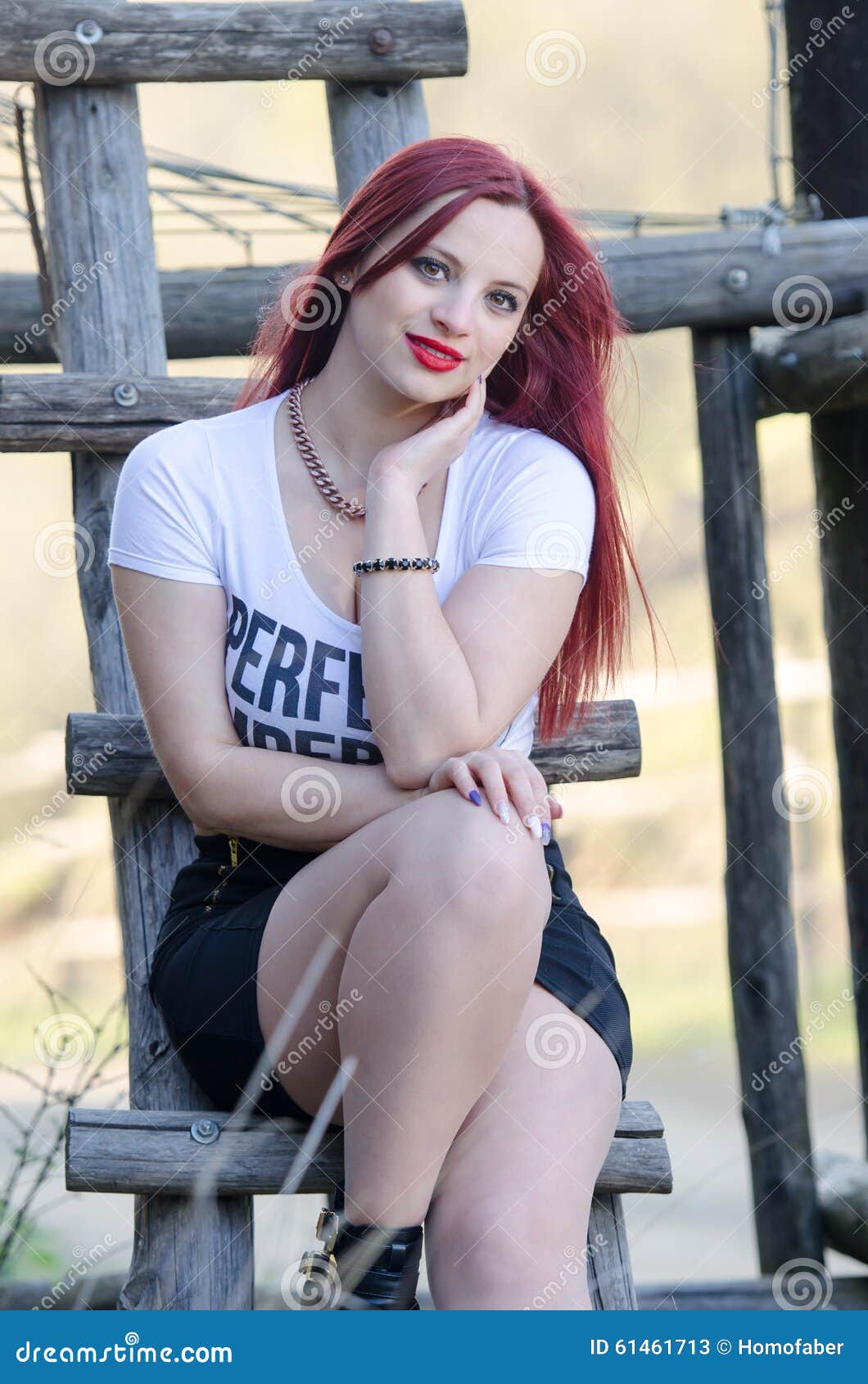 sweet red hair chick