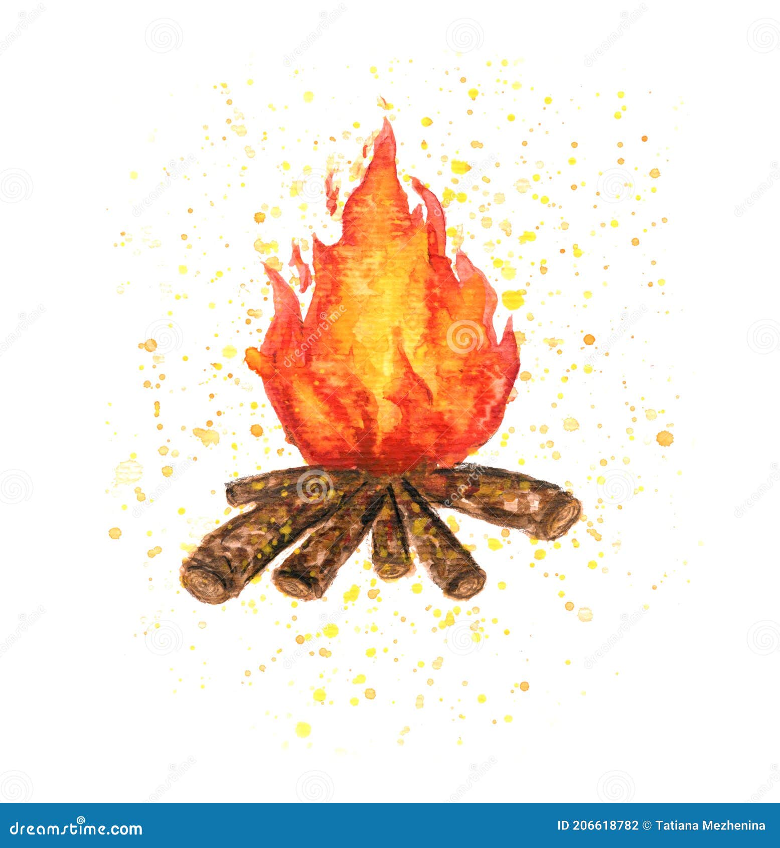 Watercolor Campfire Stock Illustrations – 247 Watercolor Campfire Stock Illustrations, Vectors & Clipart - Dreamstime