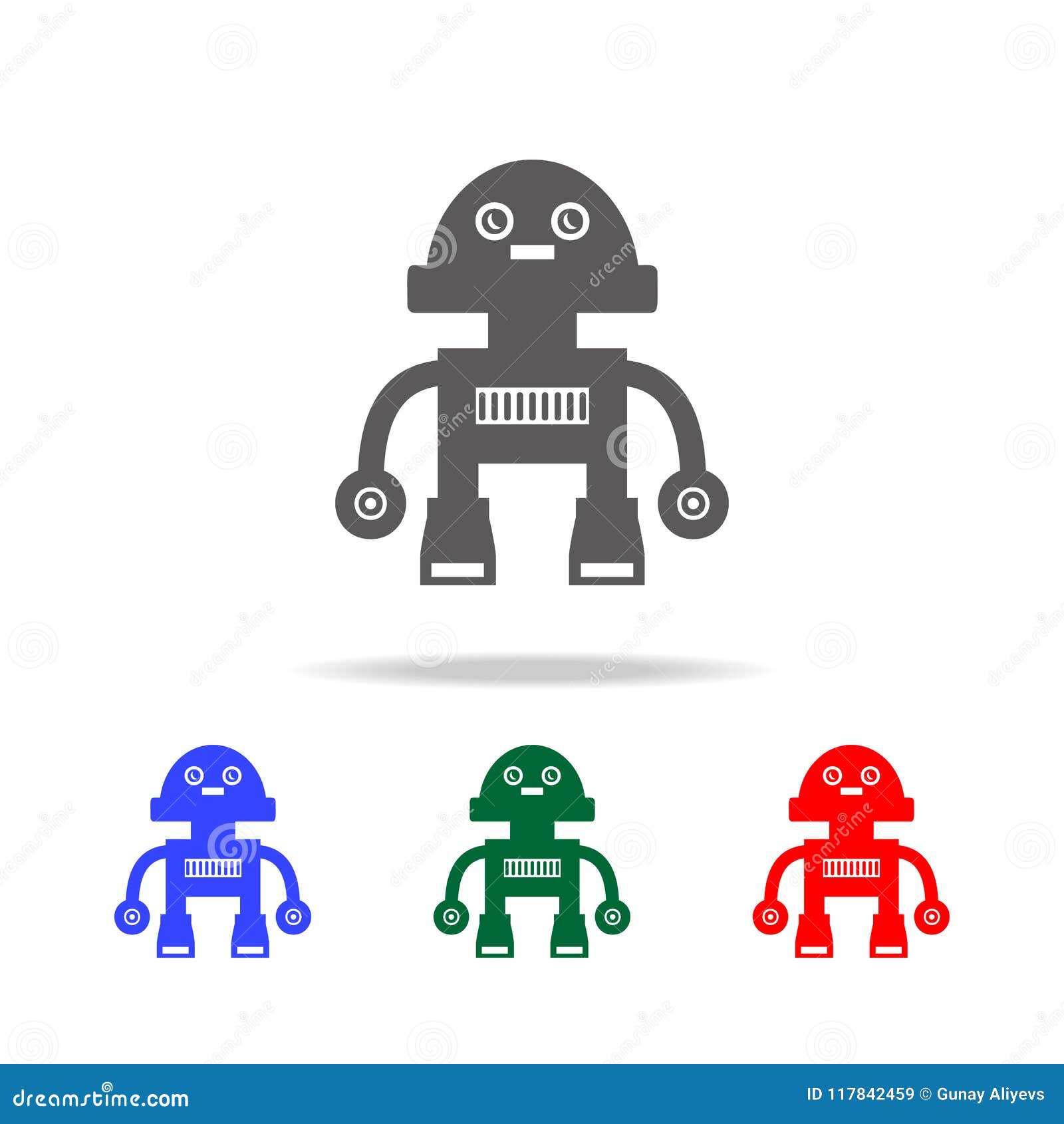 Soar Skylight dragt Cute Robot Icons. Elements of Robots in Multi Colored Icons. Premium  Quality Graphic Design Icon Stock Illustration - Illustration of design,  logo: 117842459