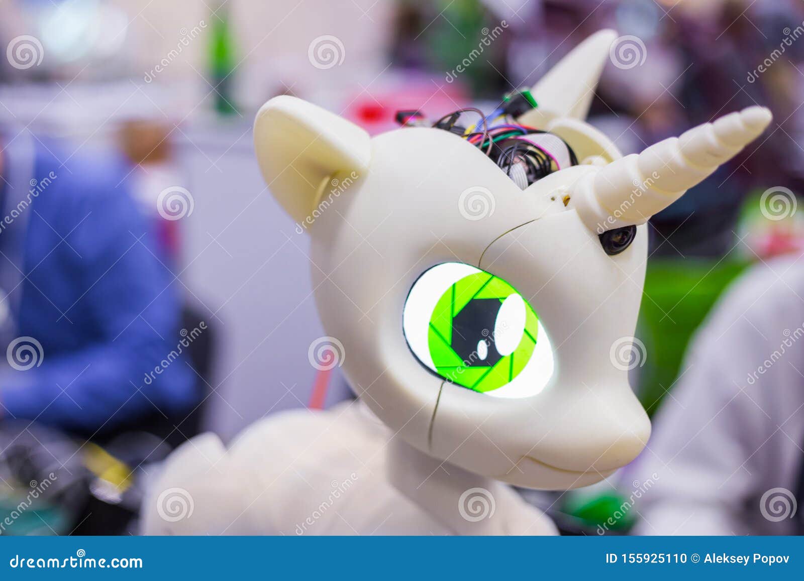 trække sko Slør Cute robot unicorn stock photo. Image of cartoon, machine - 155925110
