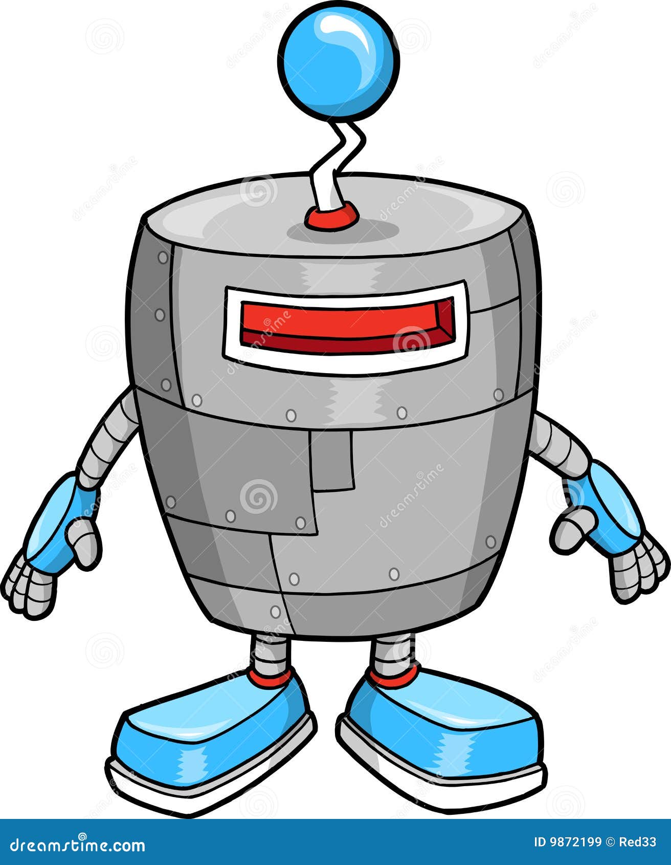 Download Cute Robot Vector Royalty Free Stock Images - Image: 9872199